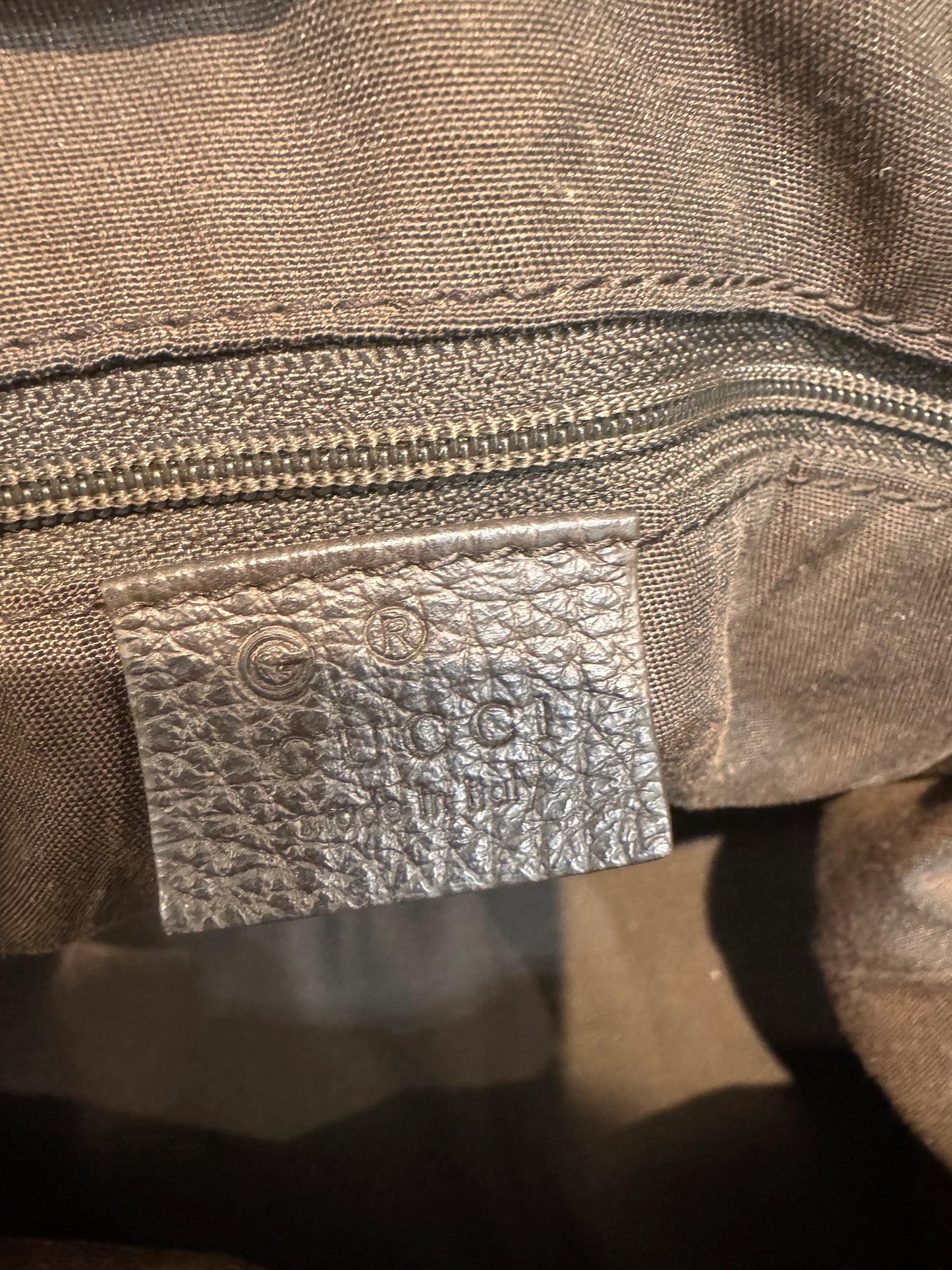 Gucci Borsone in tela+pelle