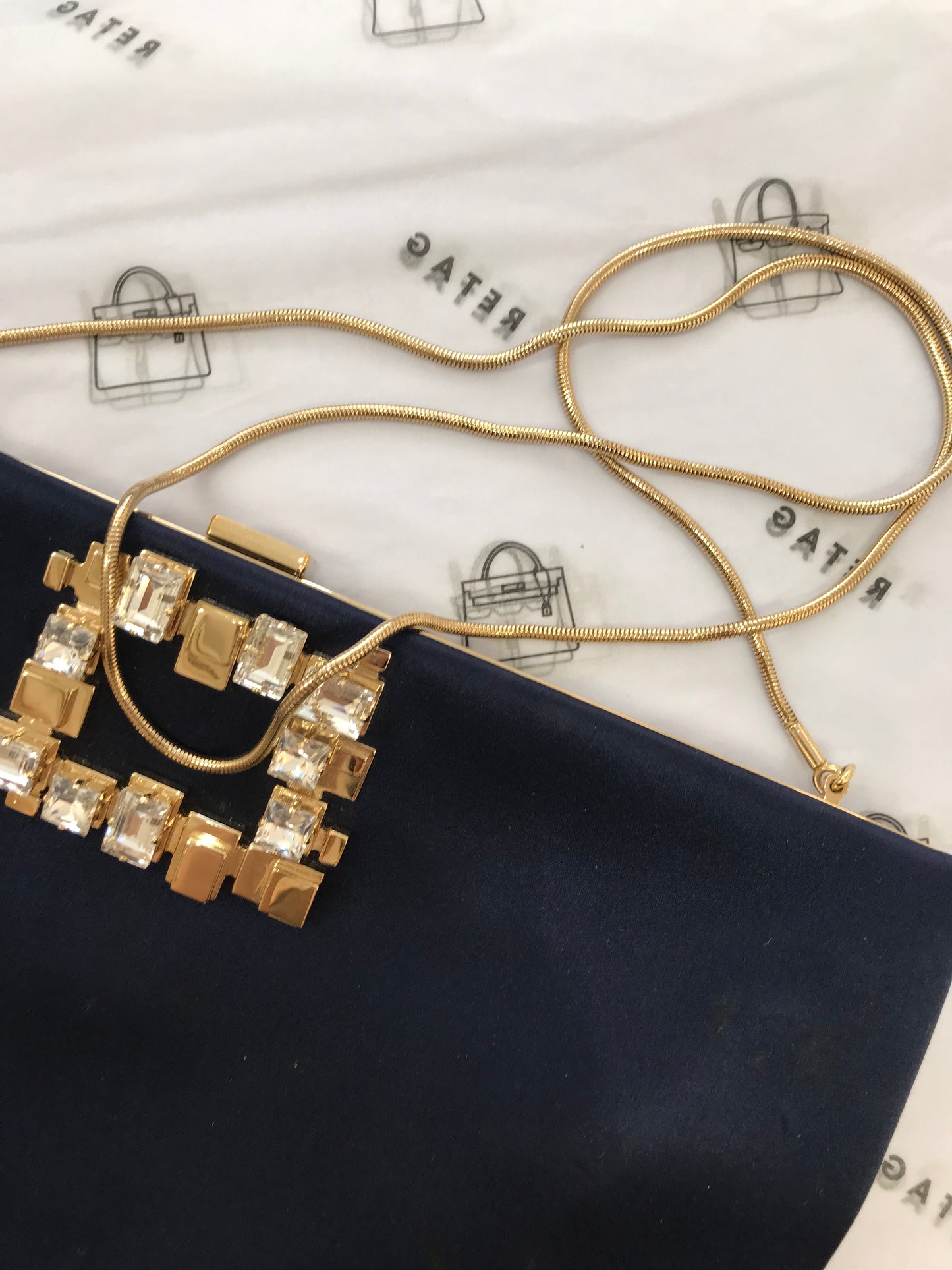Roger Vivier Pochette in Raso