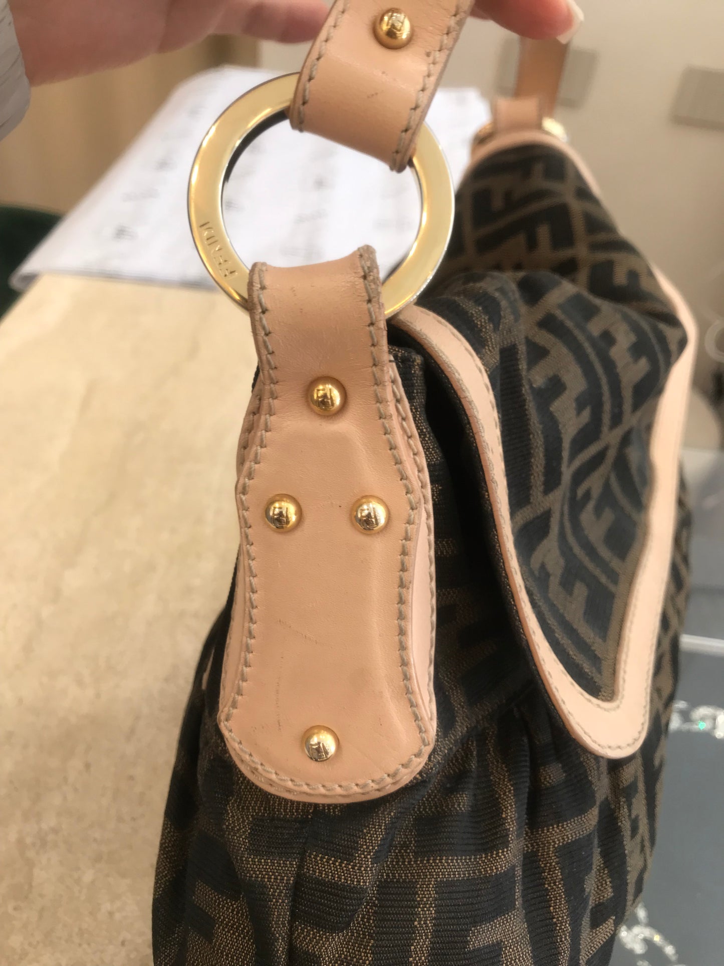 Fendi borsa in tela