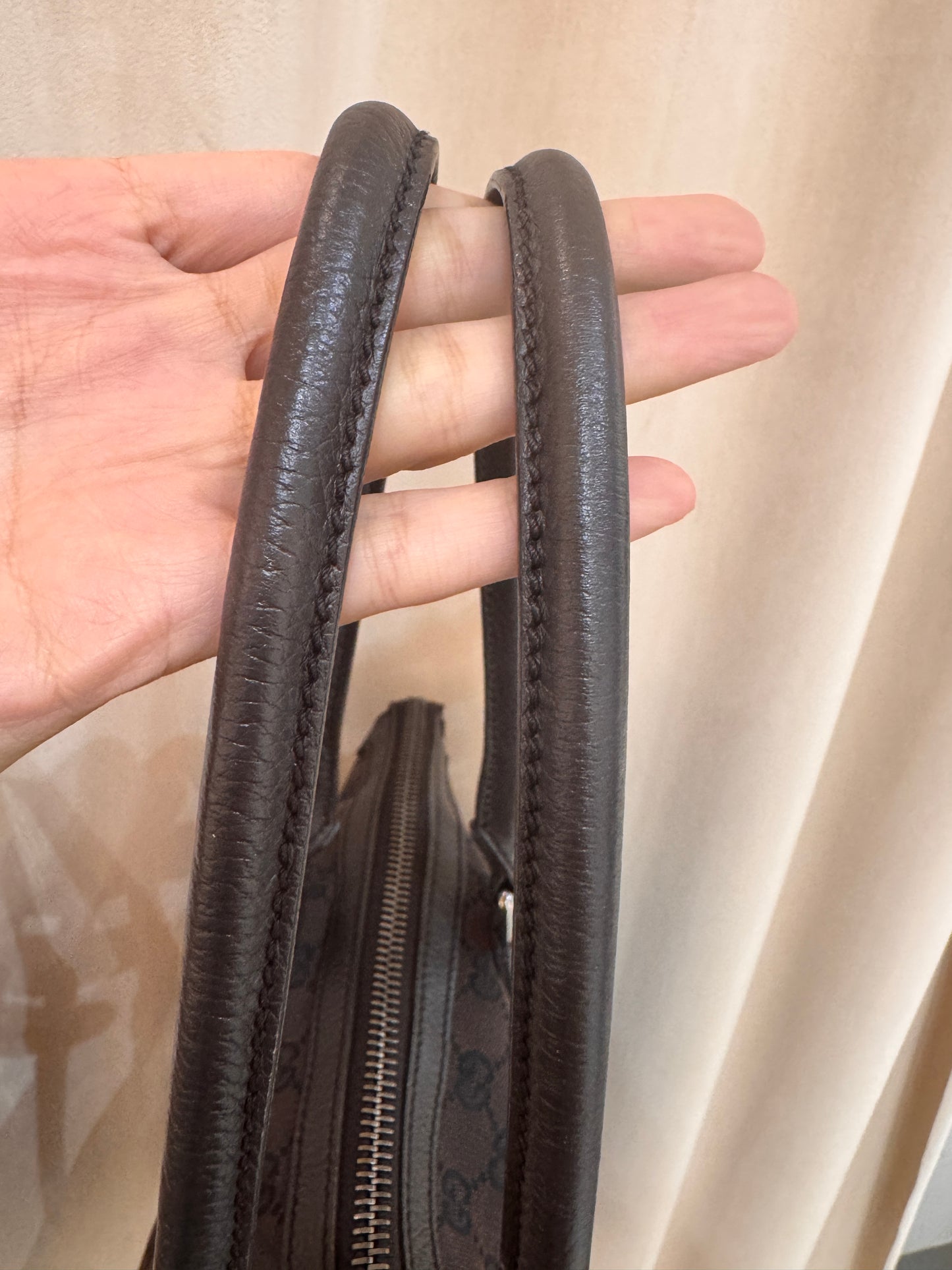 Gucci Borsone in tela+pelle
