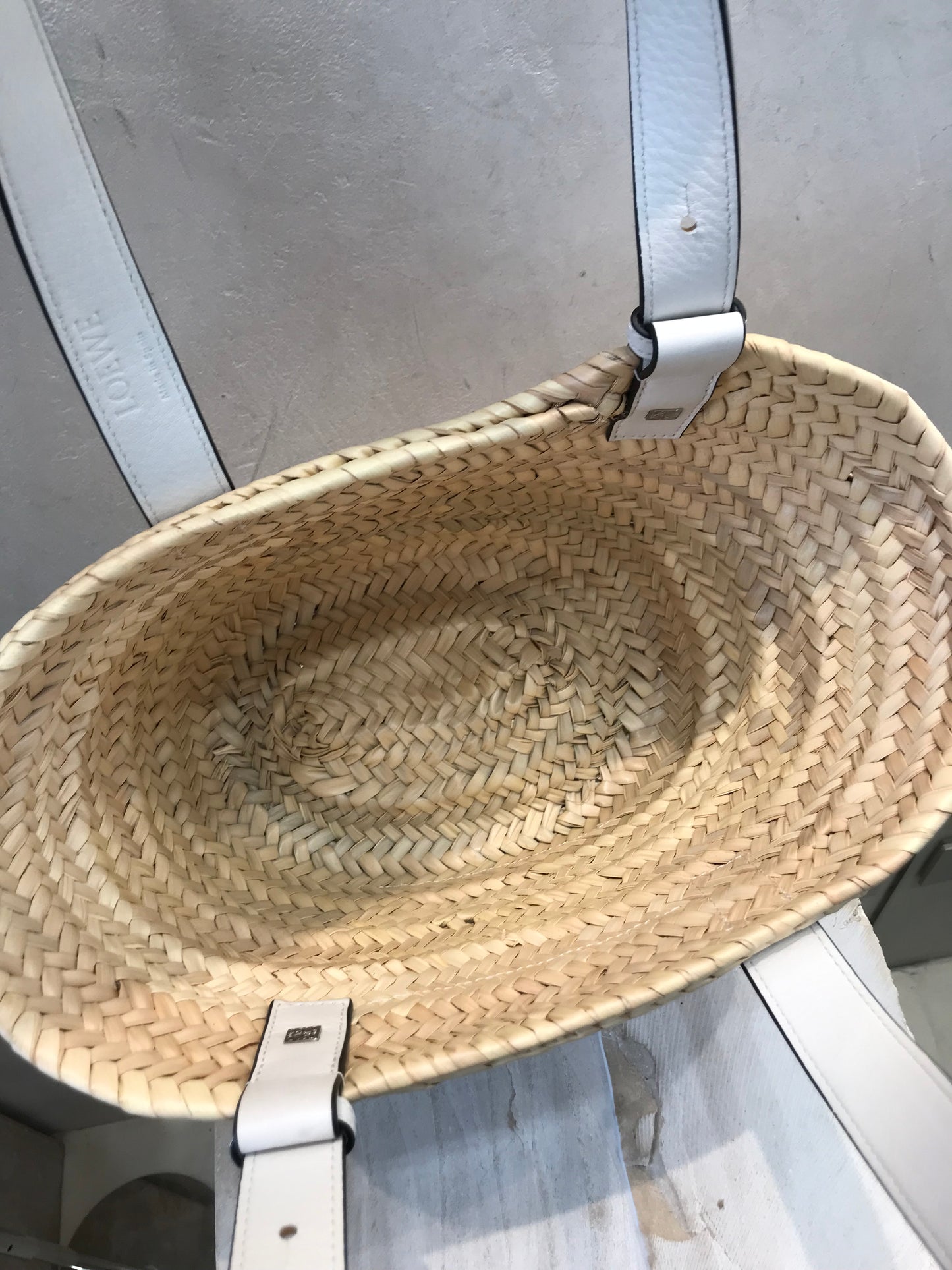 Loewe shopper in foglia di Palma