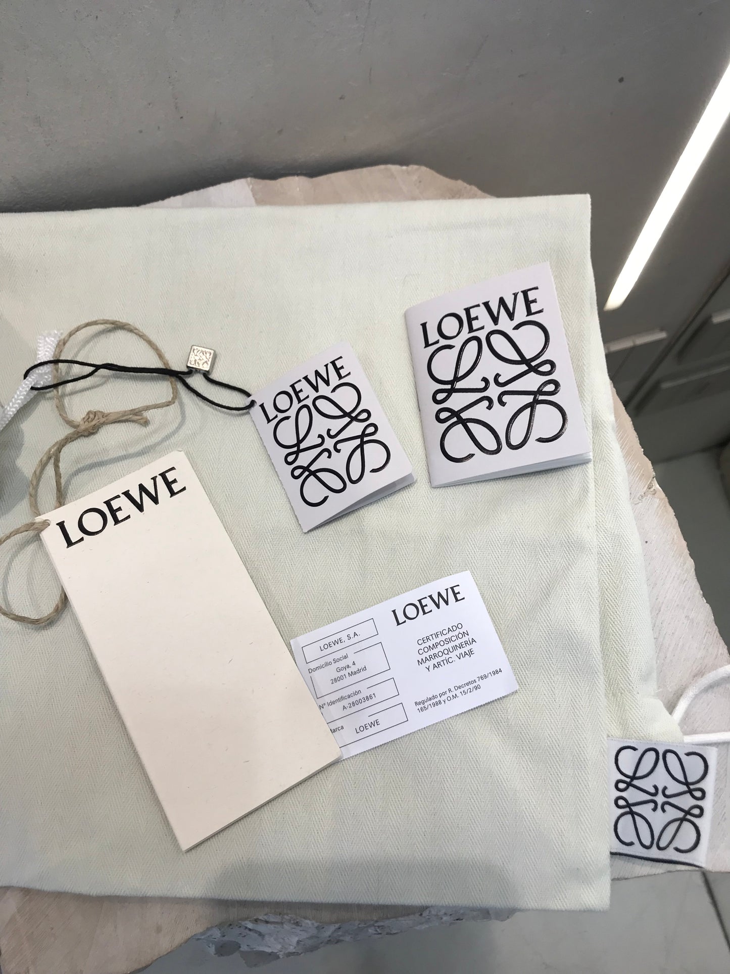 Loewe shopper in foglia di Palma