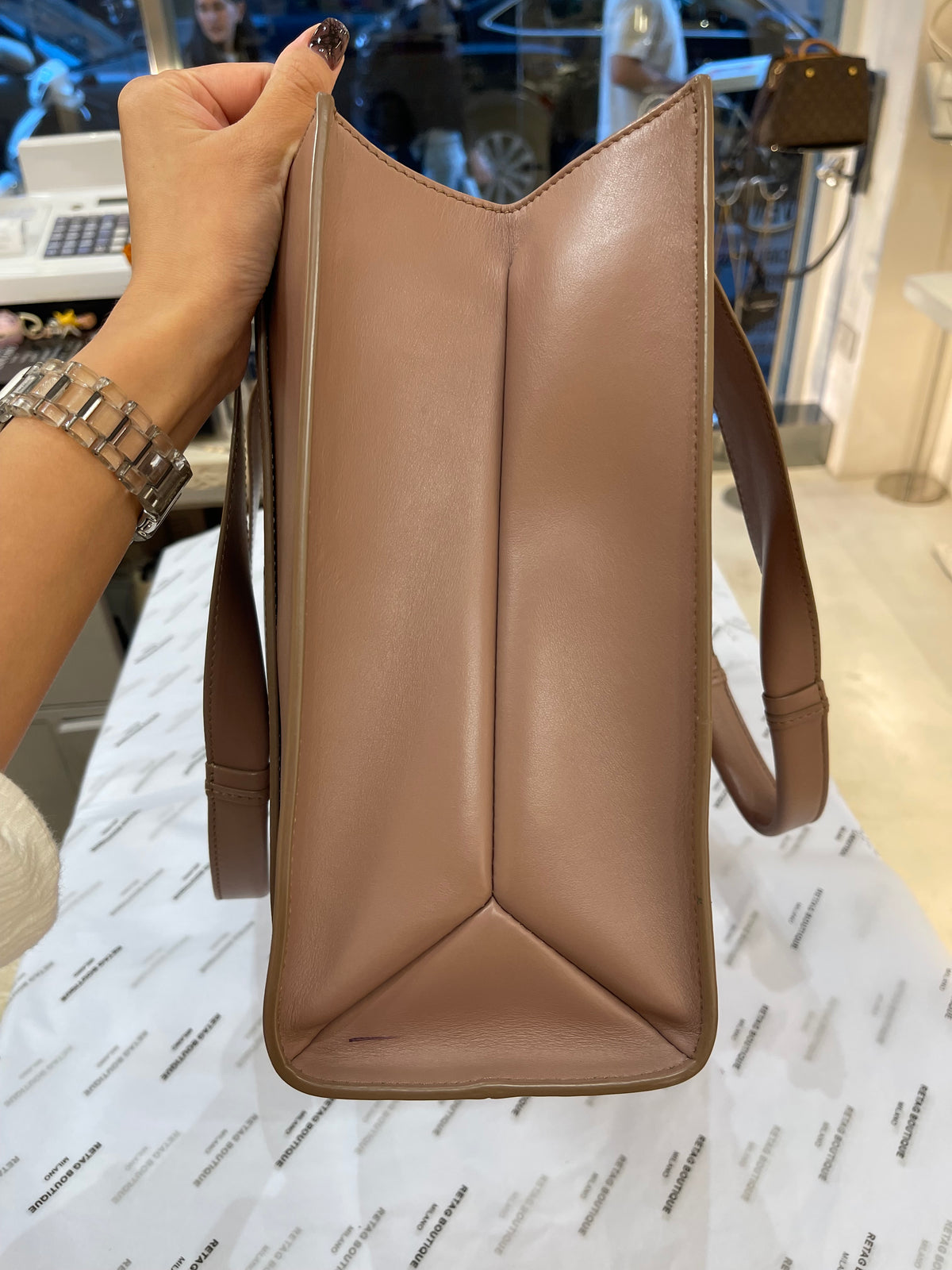 Chloé Tote Bag Woody in pelle