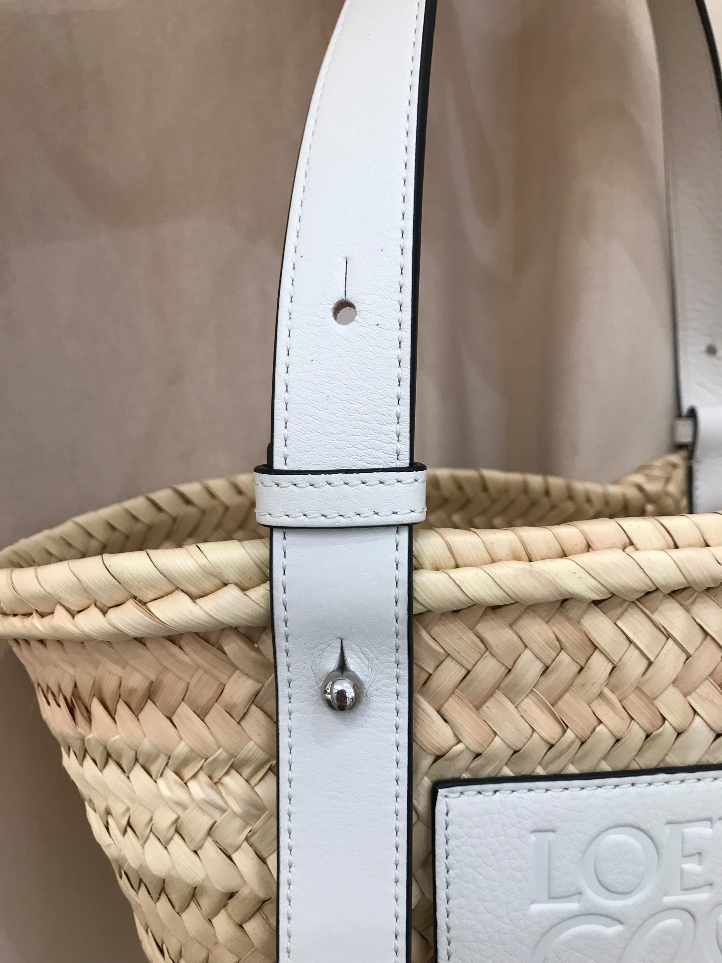 Loewe shopper in foglia di Palma