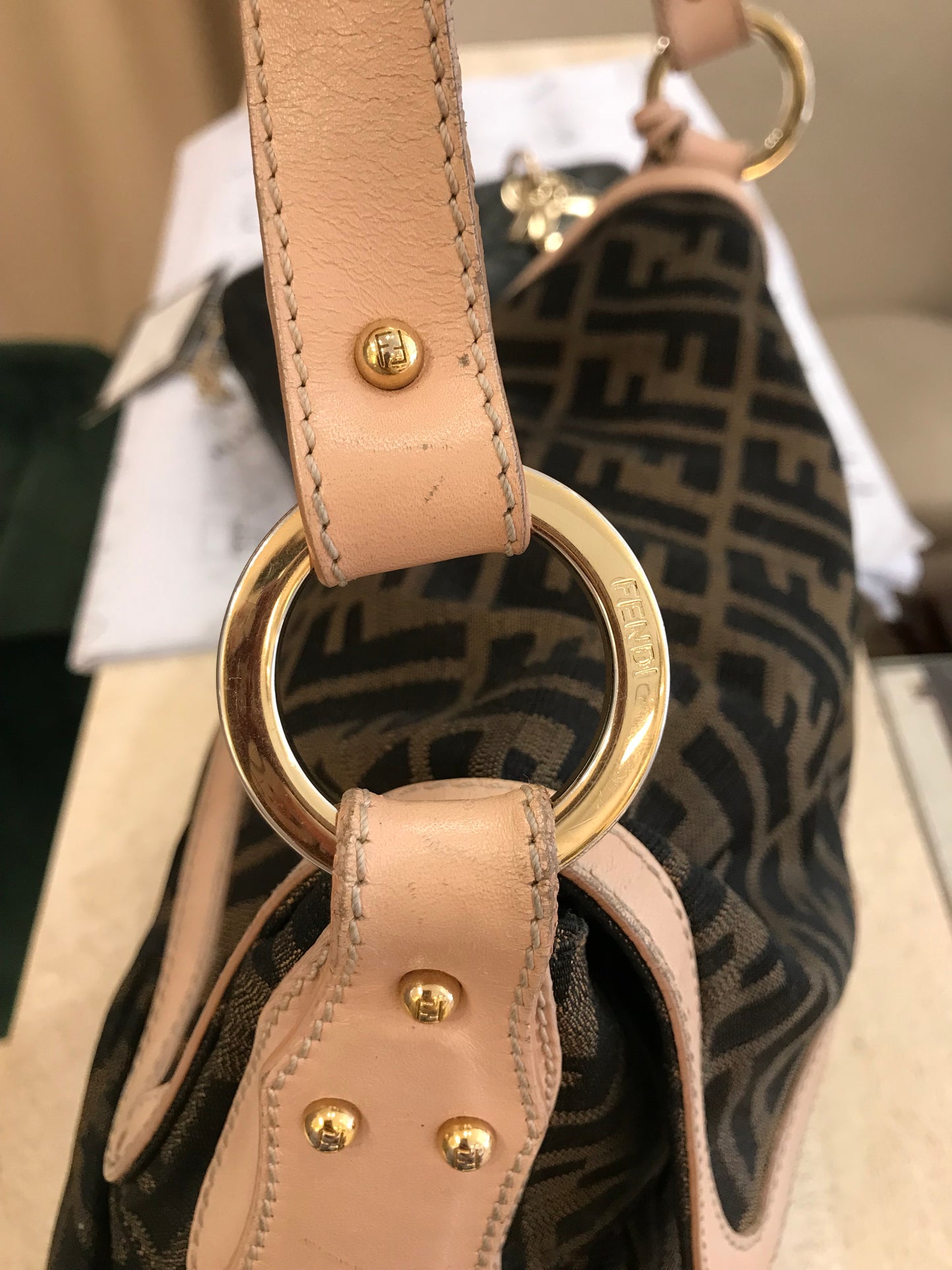 Fendi borsa in tela