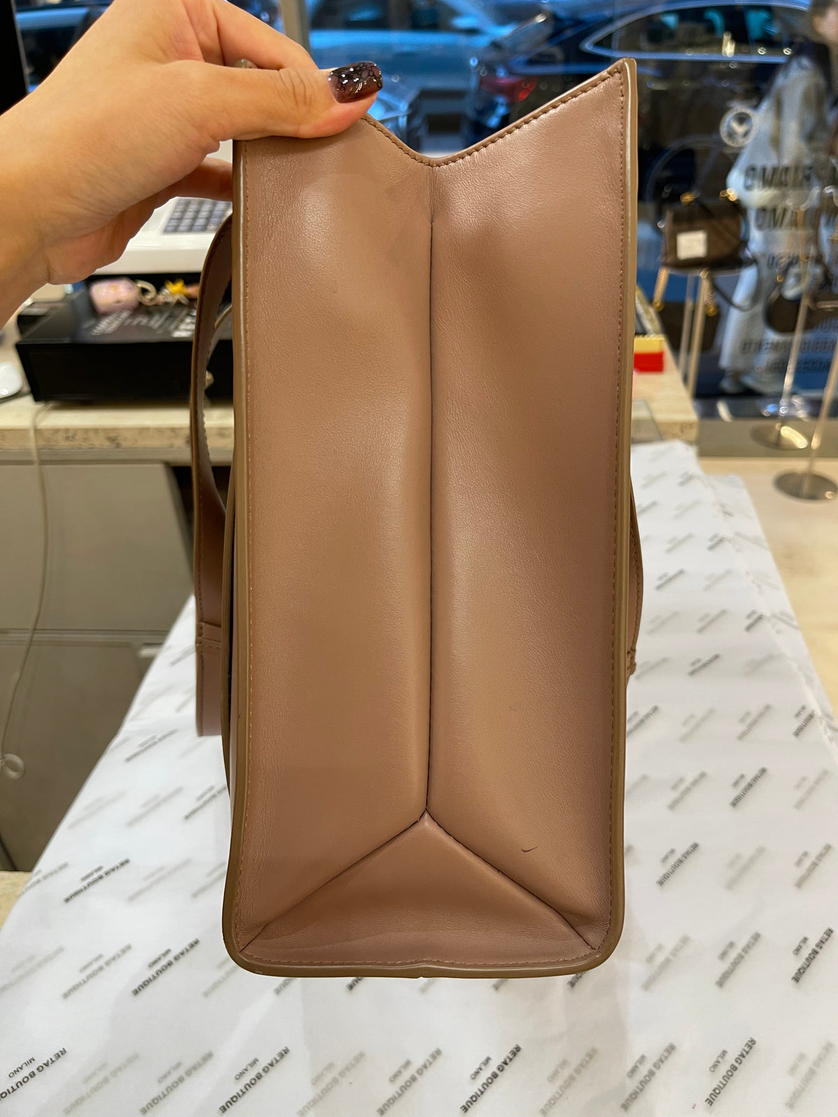 Chloé Tote Bag Woody in pelle