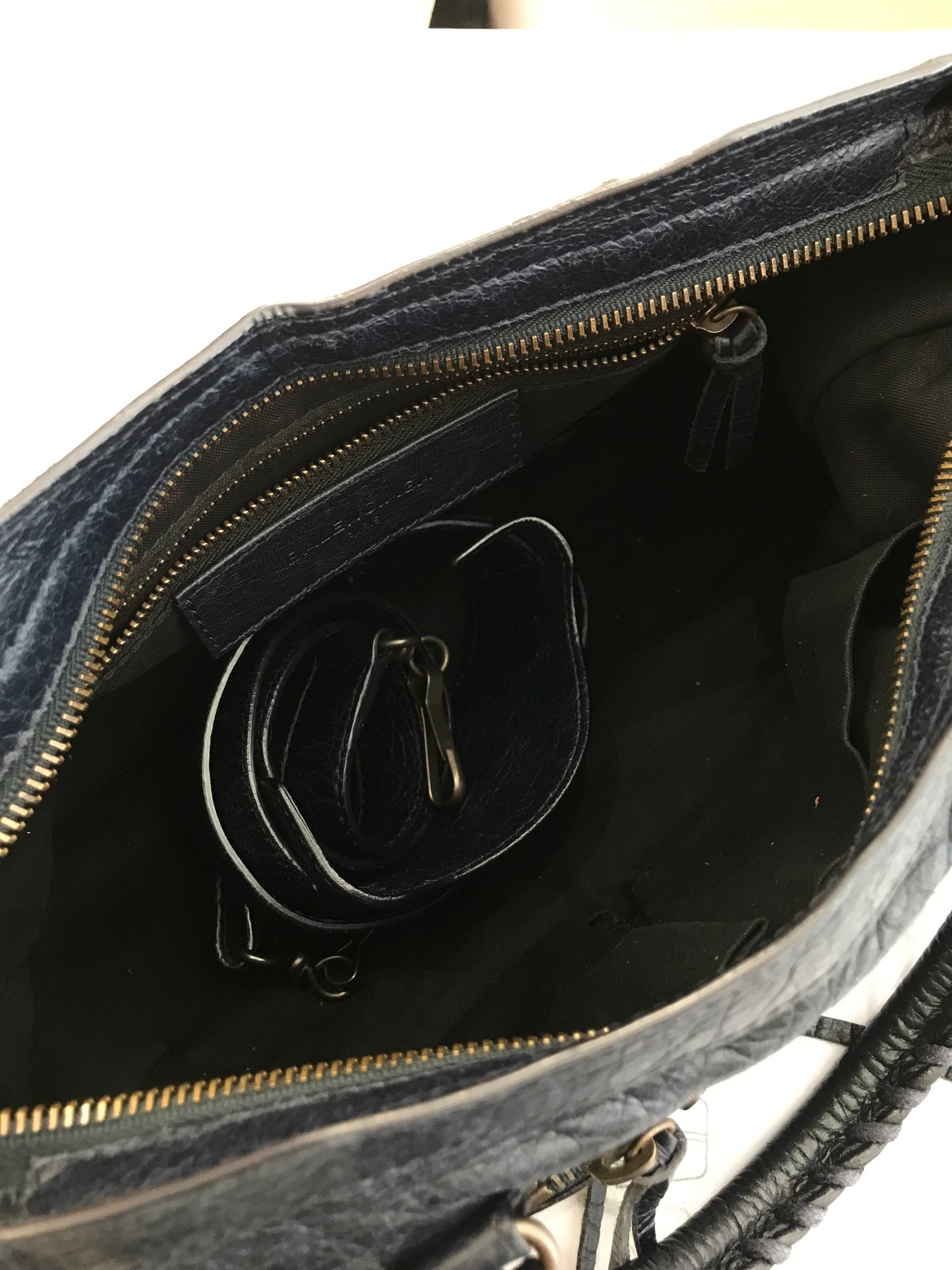 Balenciaga City Blu Scuro TG Small