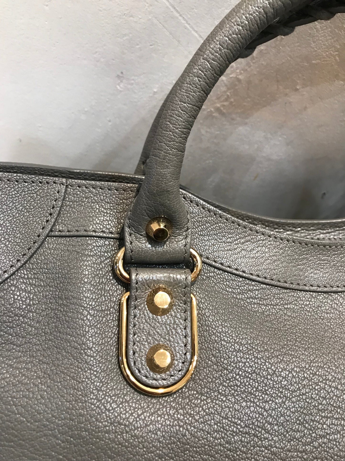 Balenciaga Classic Metallic Tg Media