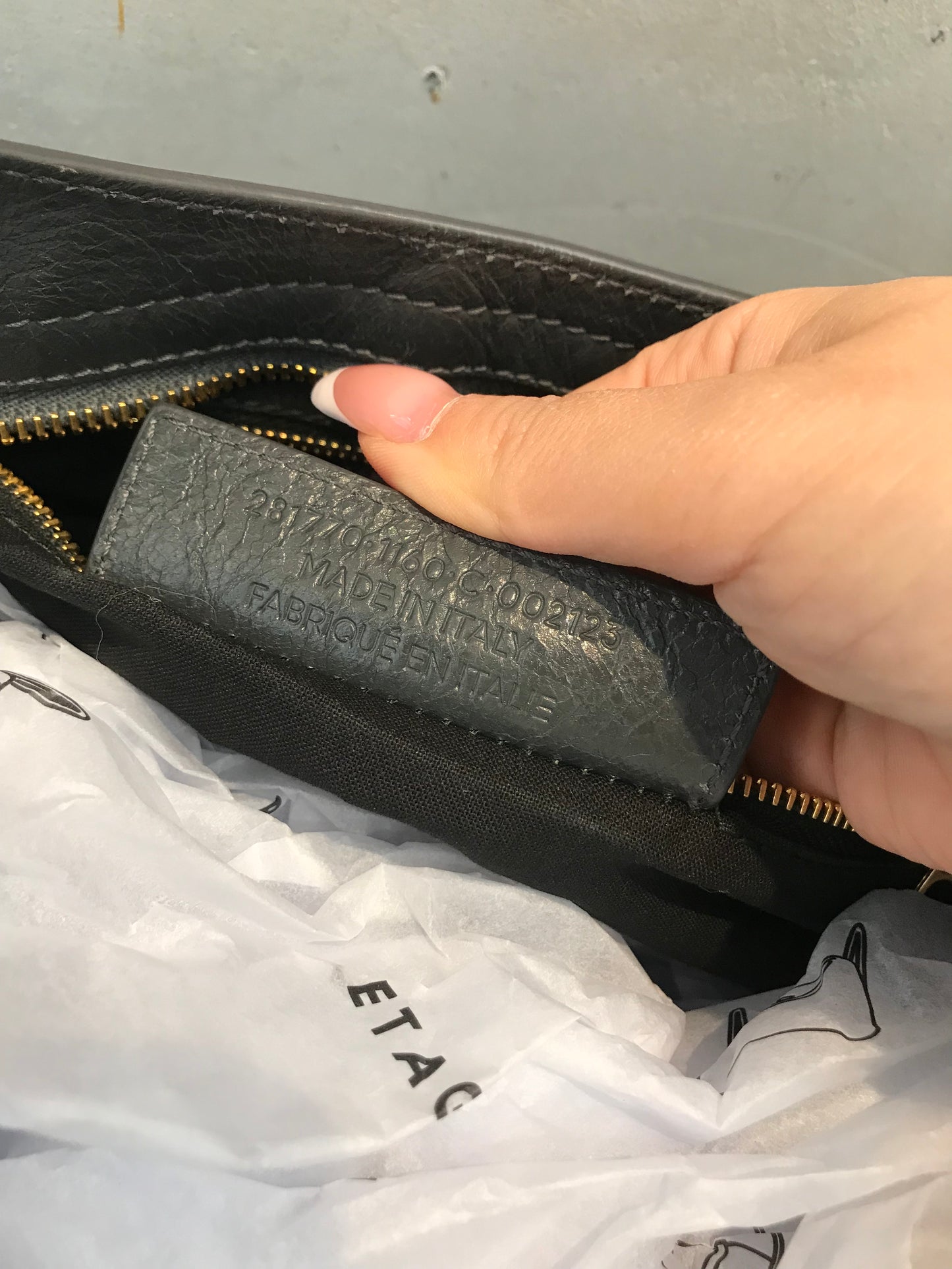 Balenciaga City Grigia