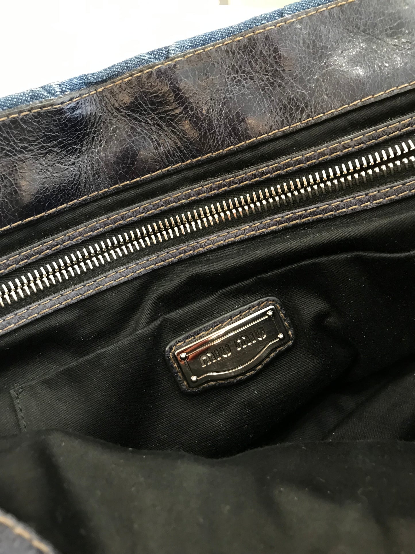 Miumiu Tote Bag in Denim