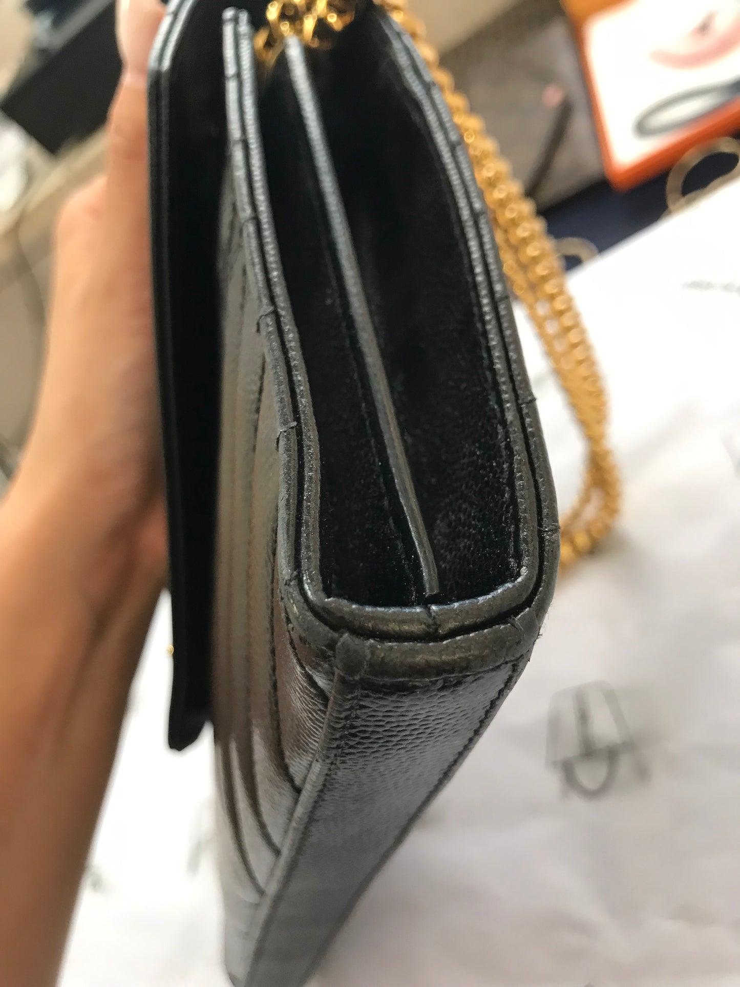 Saint Laurent Pochette con Catena Cassandre