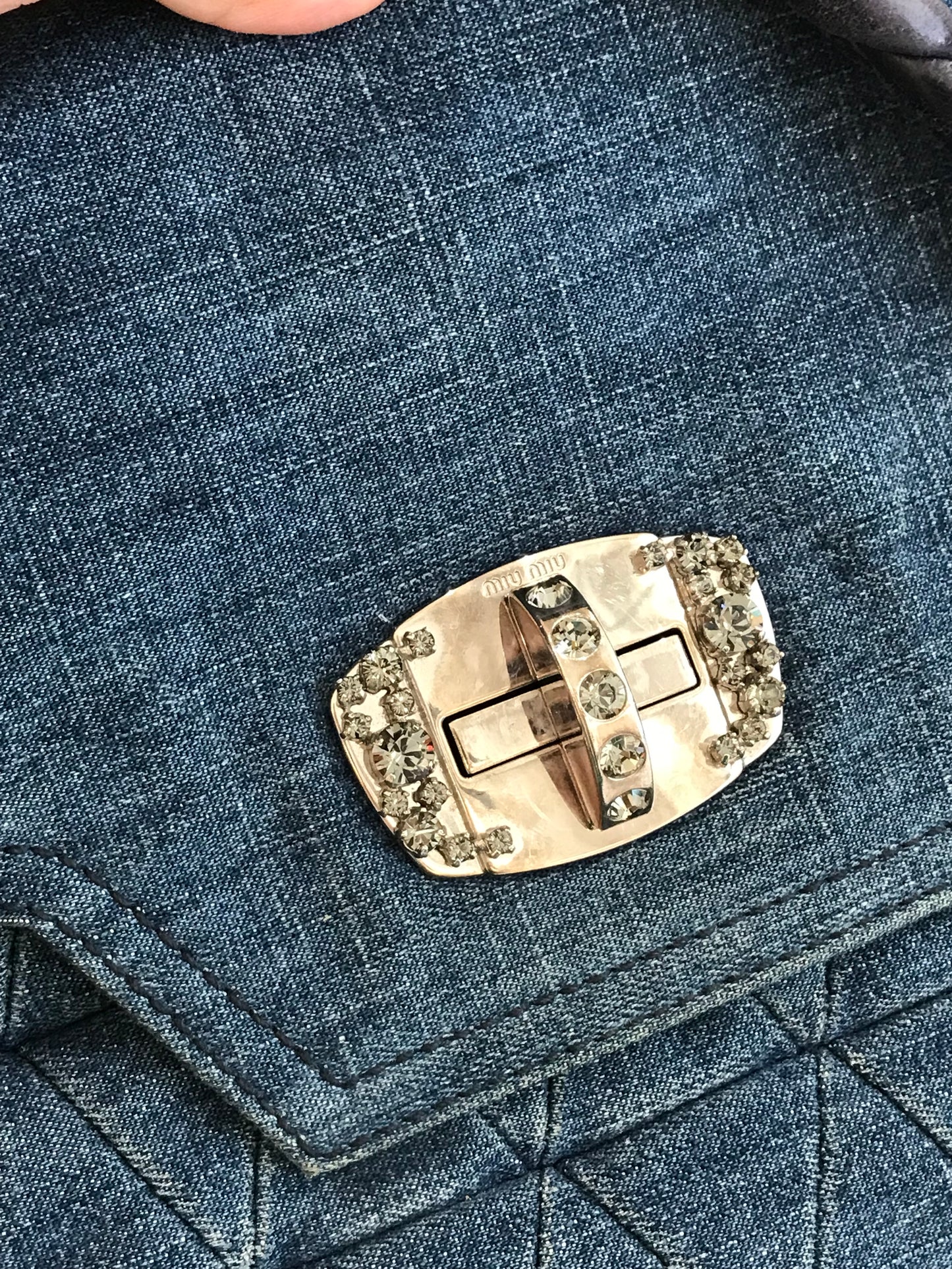 Miumiu Tote Bag in Denim
