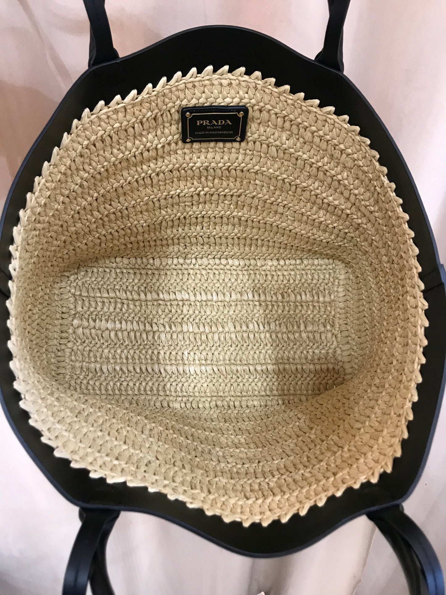 Prada Borsa in raffia