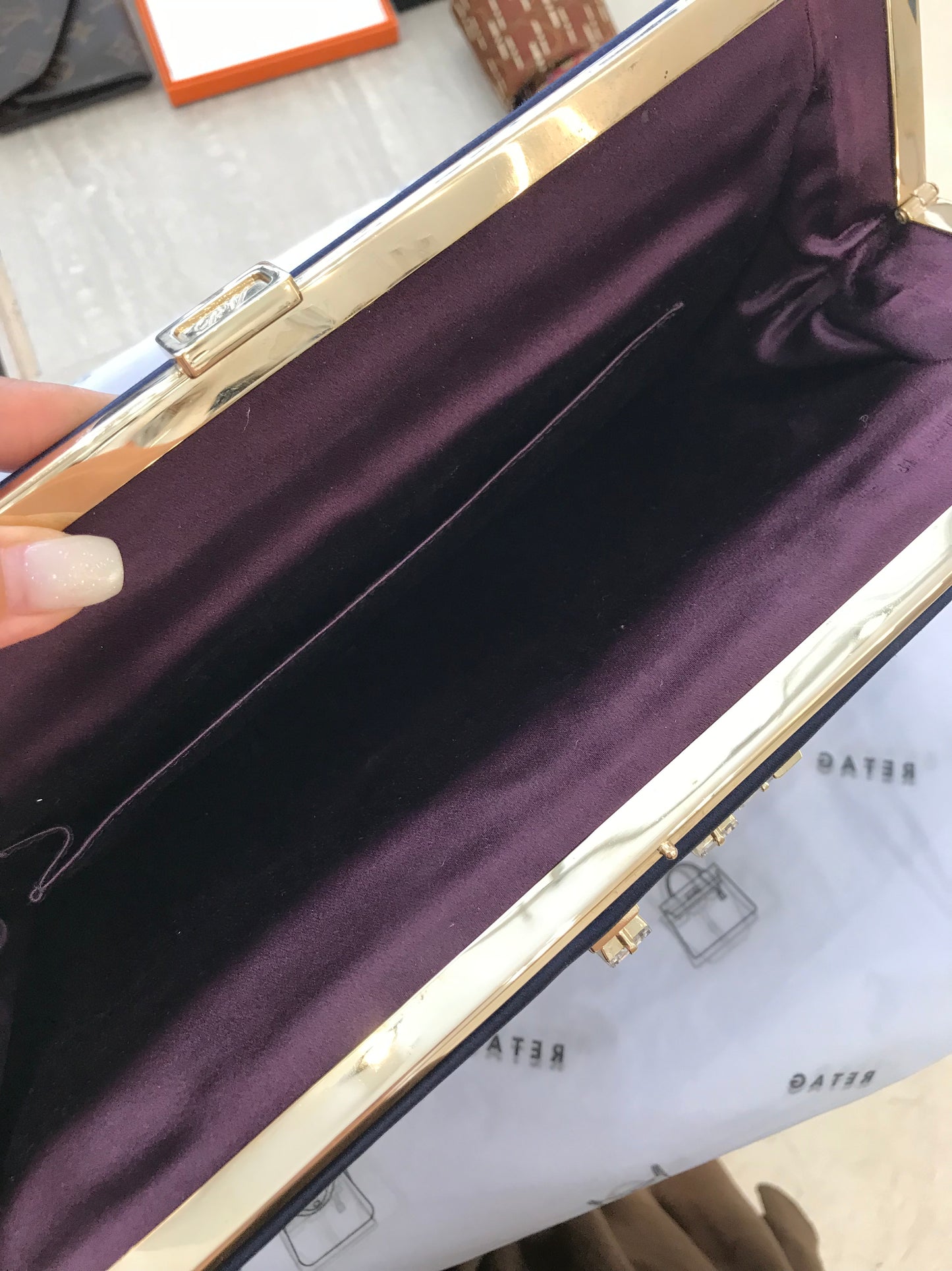 Roger Vivier Pochette in Raso
