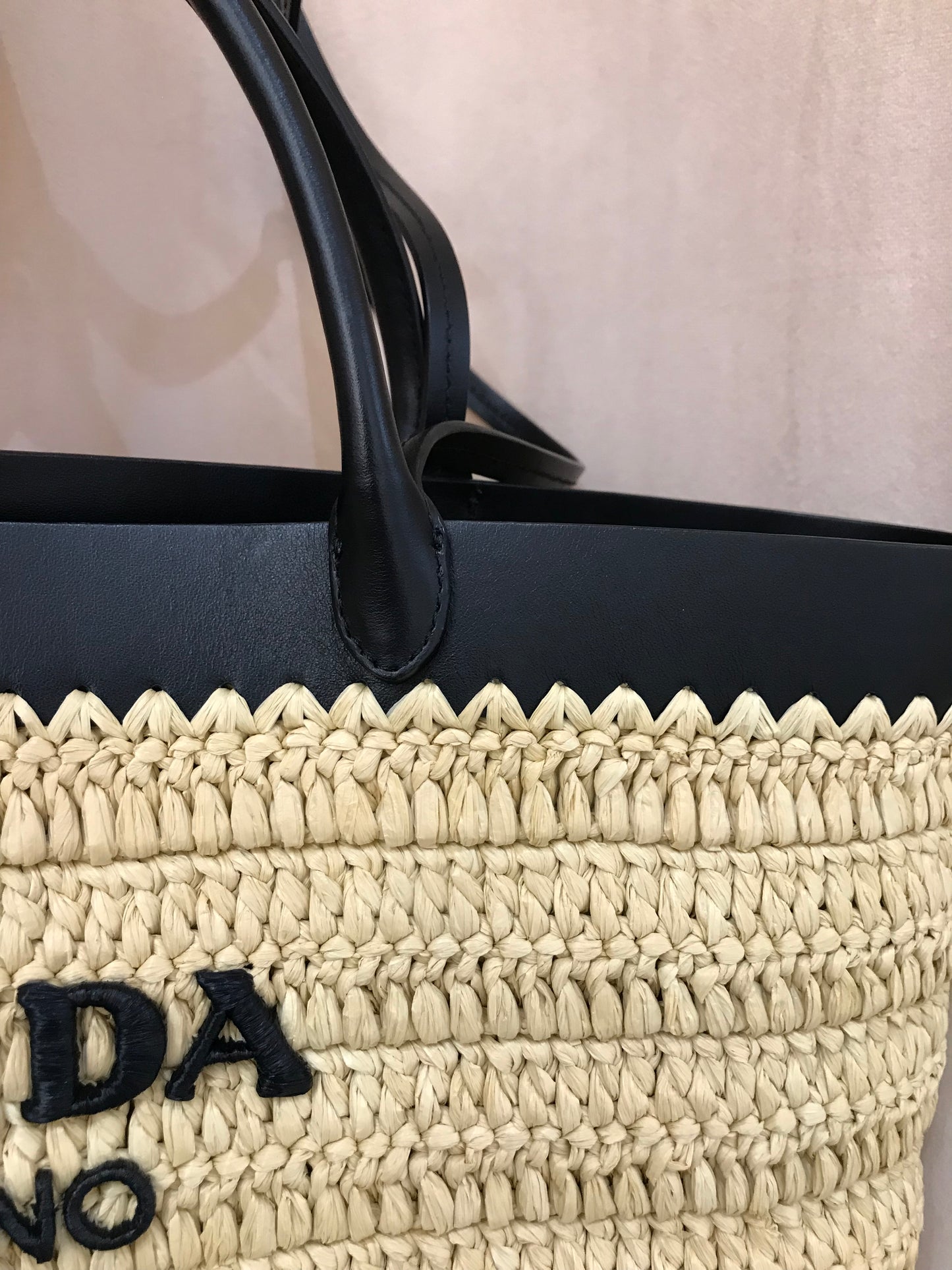 Prada Borsa in raffia