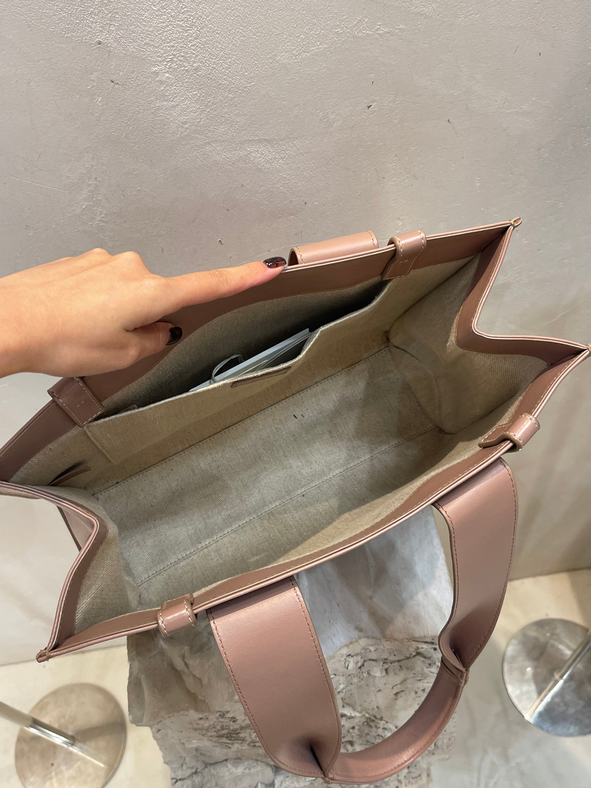 Chloé Tote Bag Woody in pelle