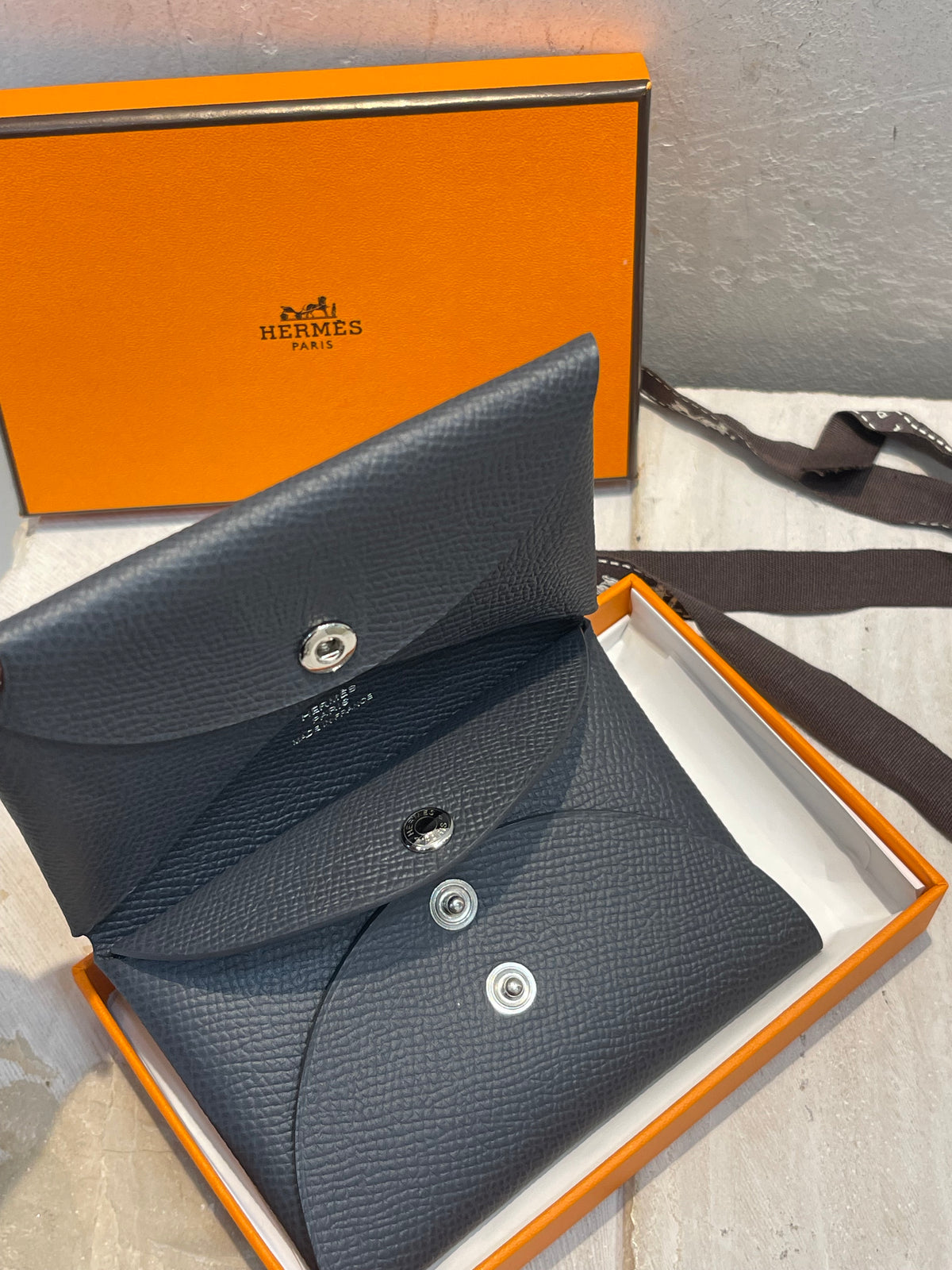 Hermès Portacarte Calvi Duo Compact