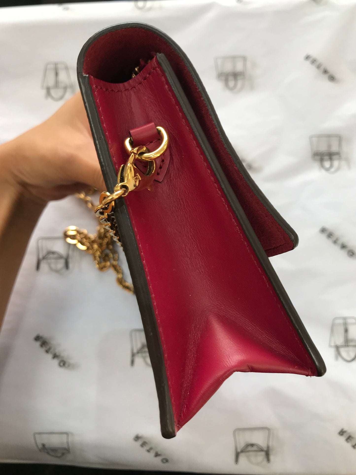 Louis Vuitton Borsa Flore chain in pelle