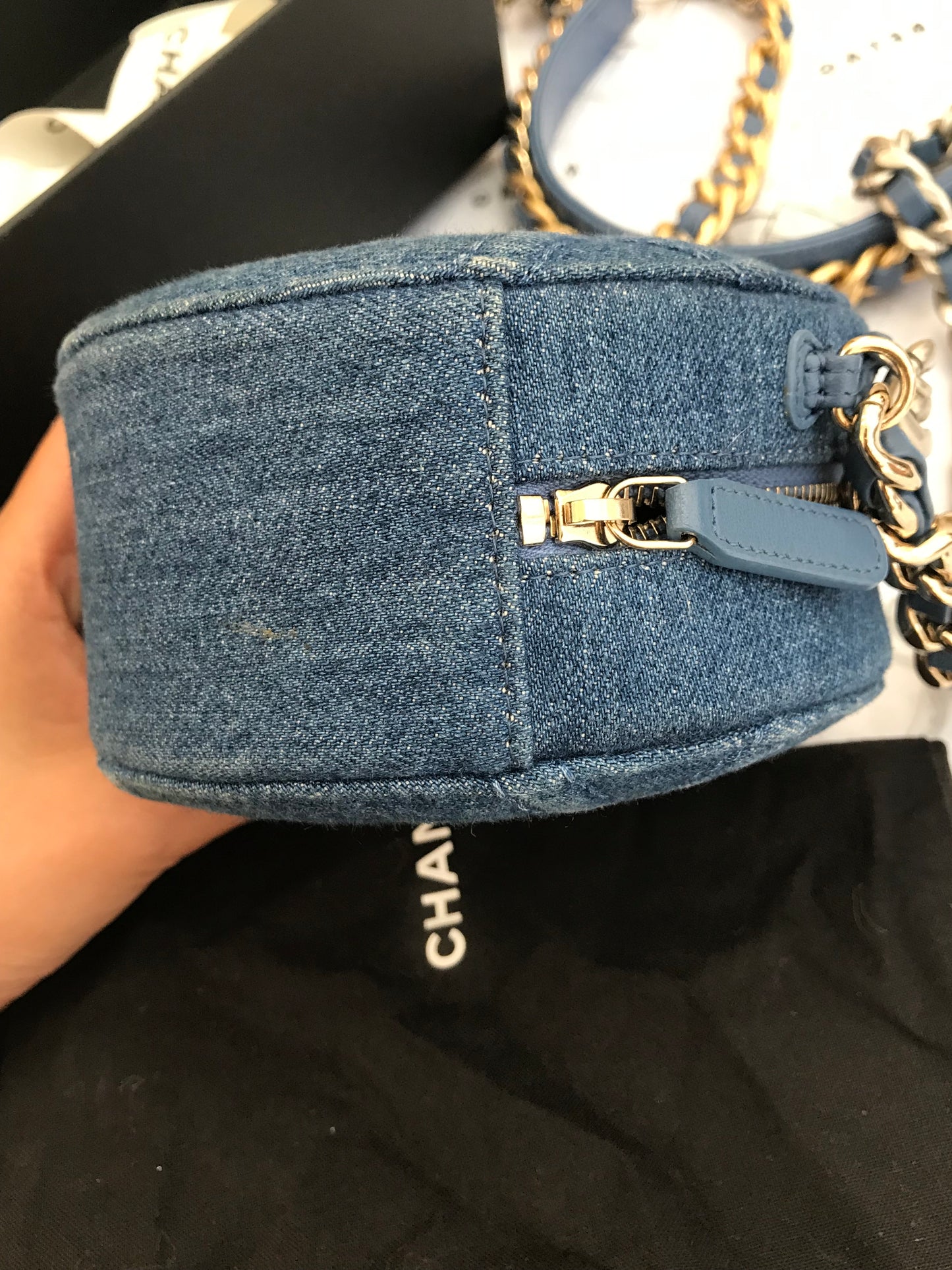 Chanel Pre-Owned Denim 19 Round