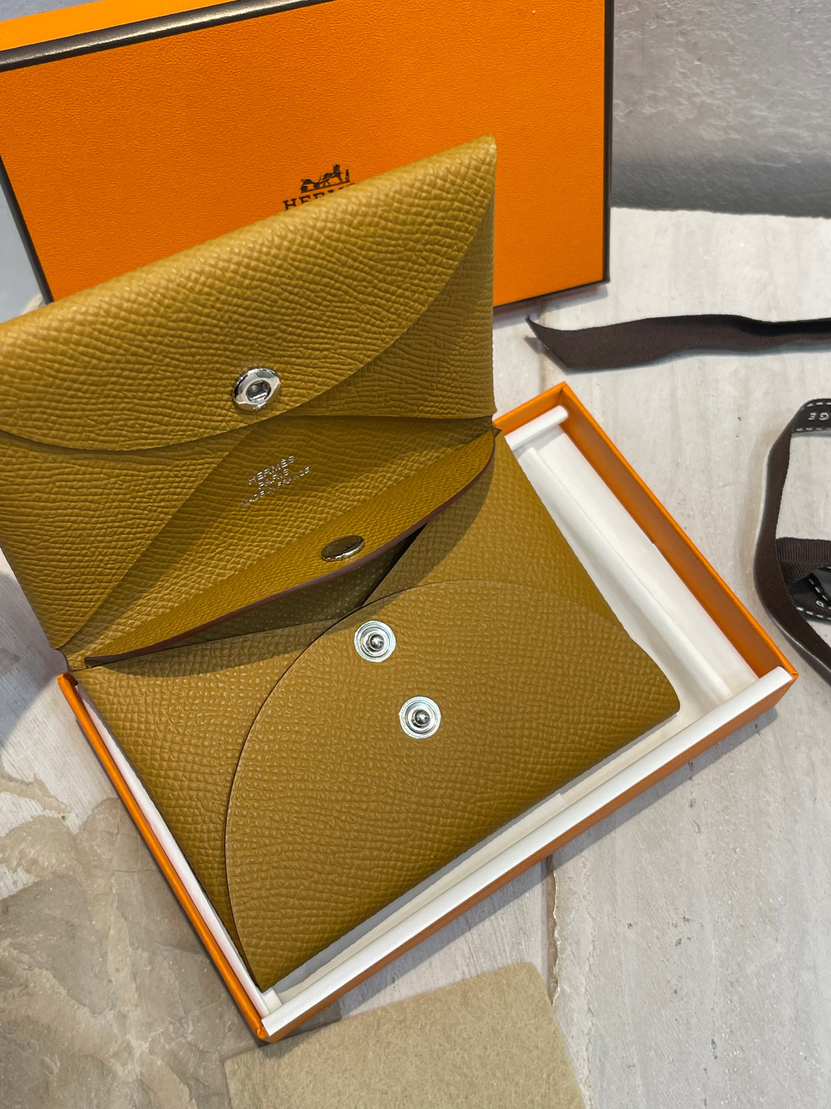 Hermès Portacarte Calvi Duo Compact