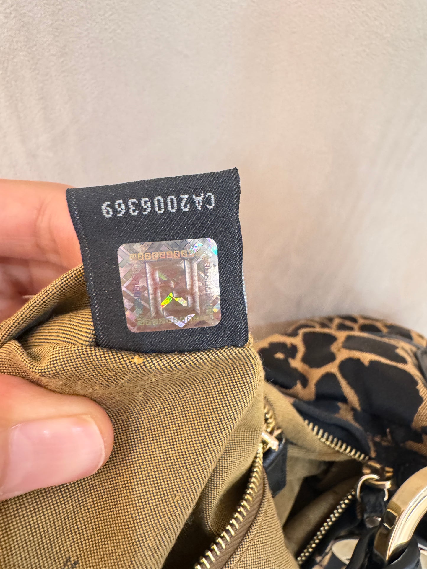 Fendi Chef in stampa Leopardata