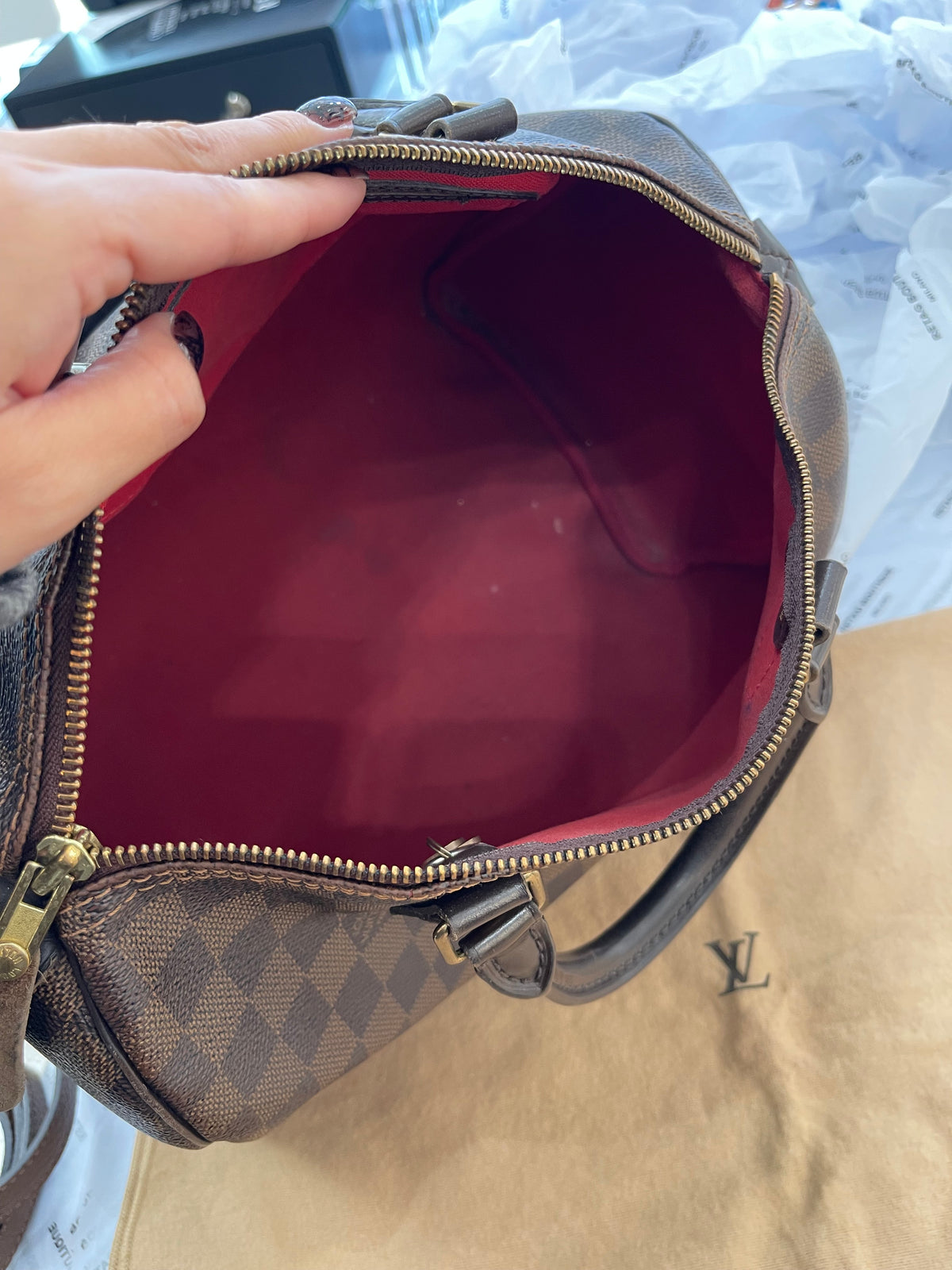 Louis Vuitton Speedy30 Damier