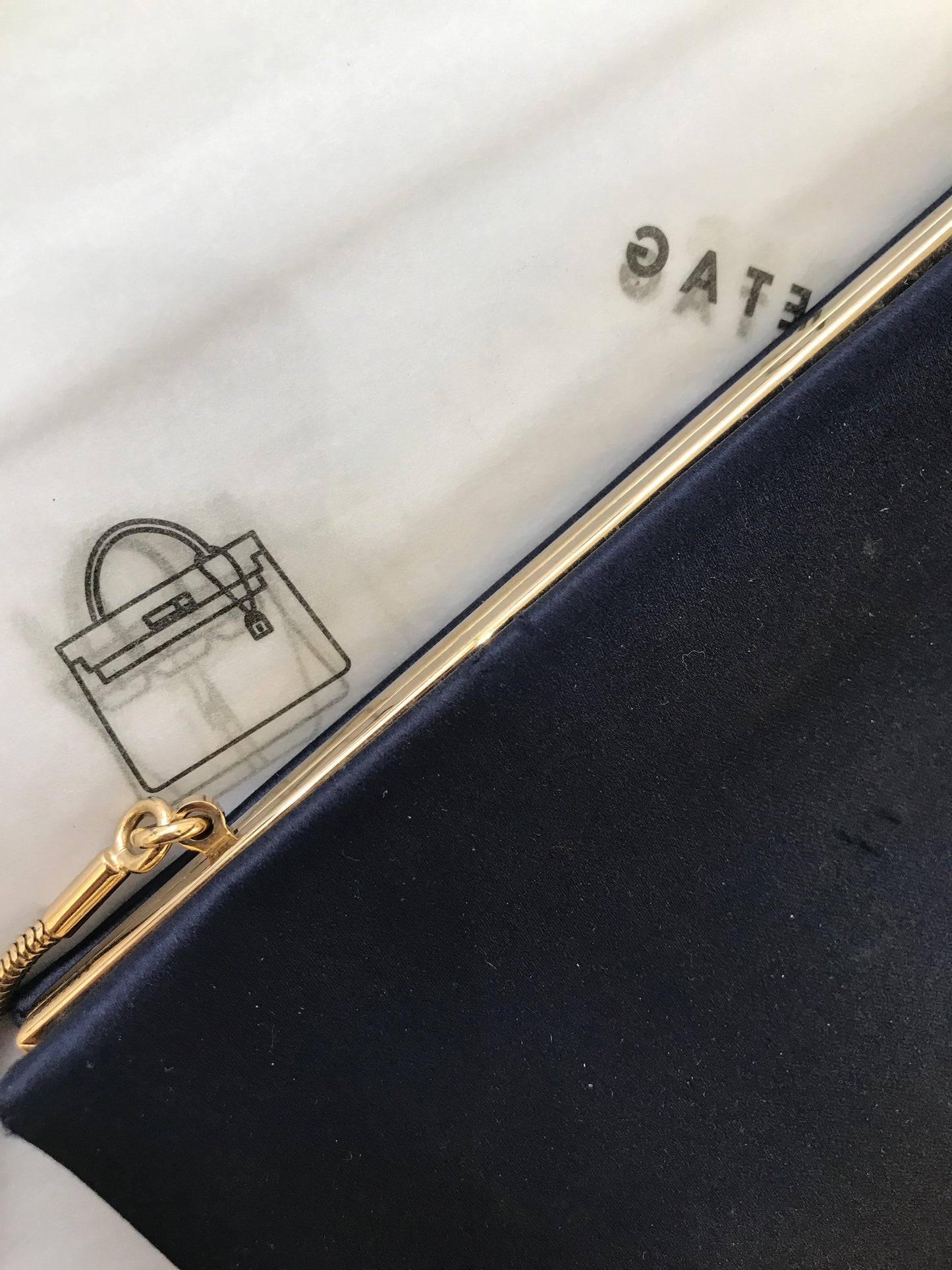 Roger Vivier Pochette in Raso