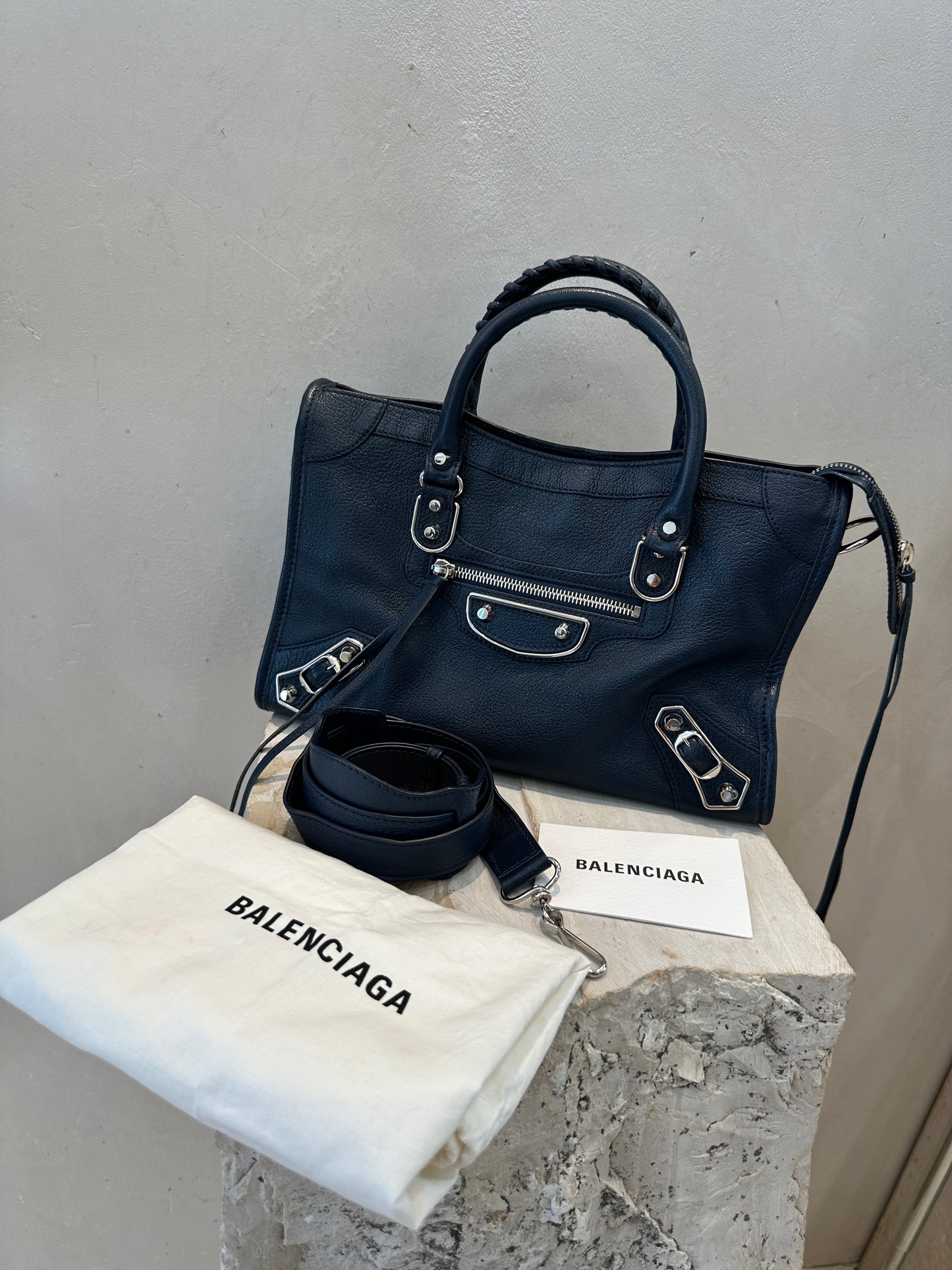 Balenciaga Classic Metallic Edge City Small