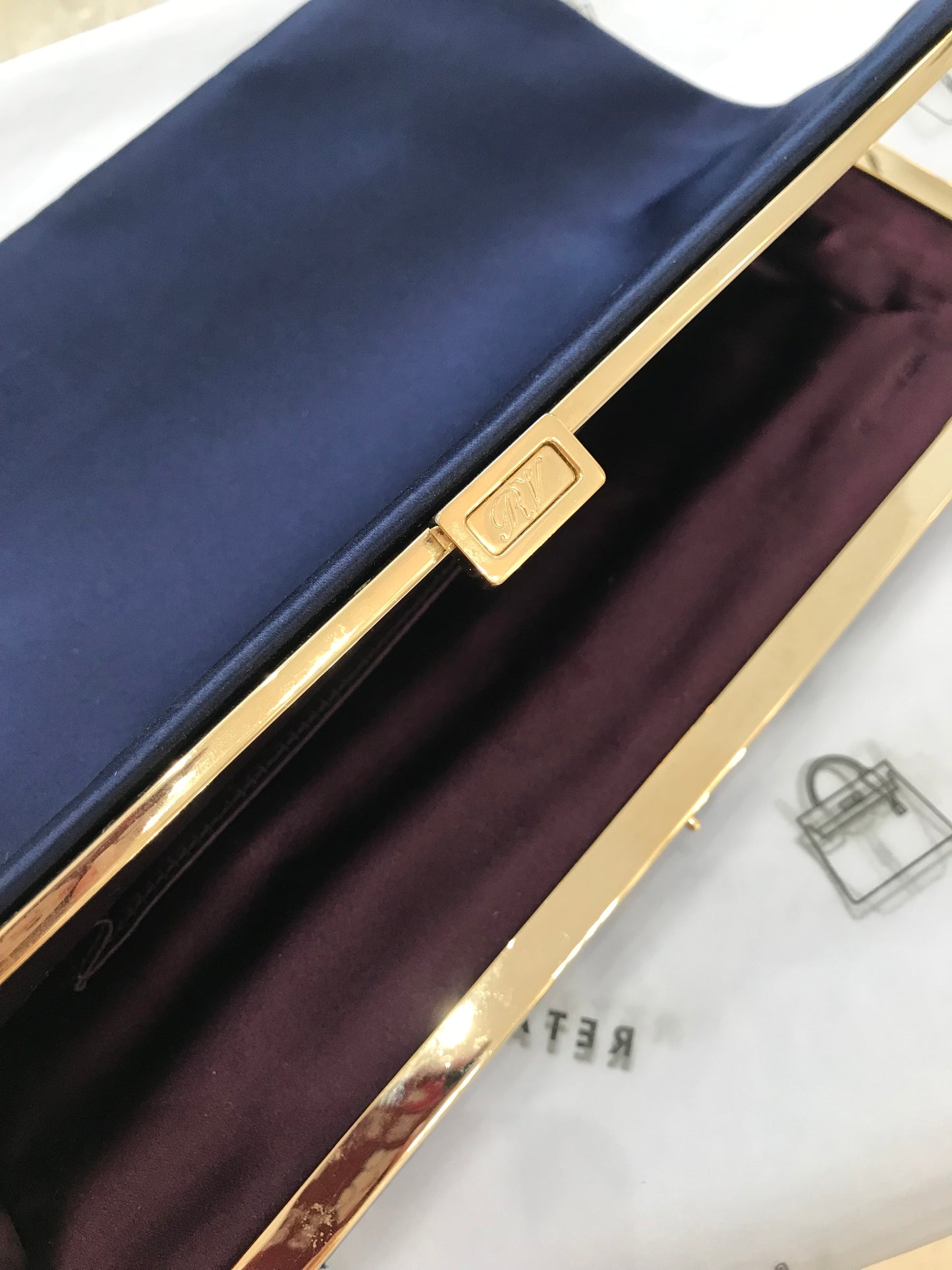 Roger Vivier Pochette in Raso