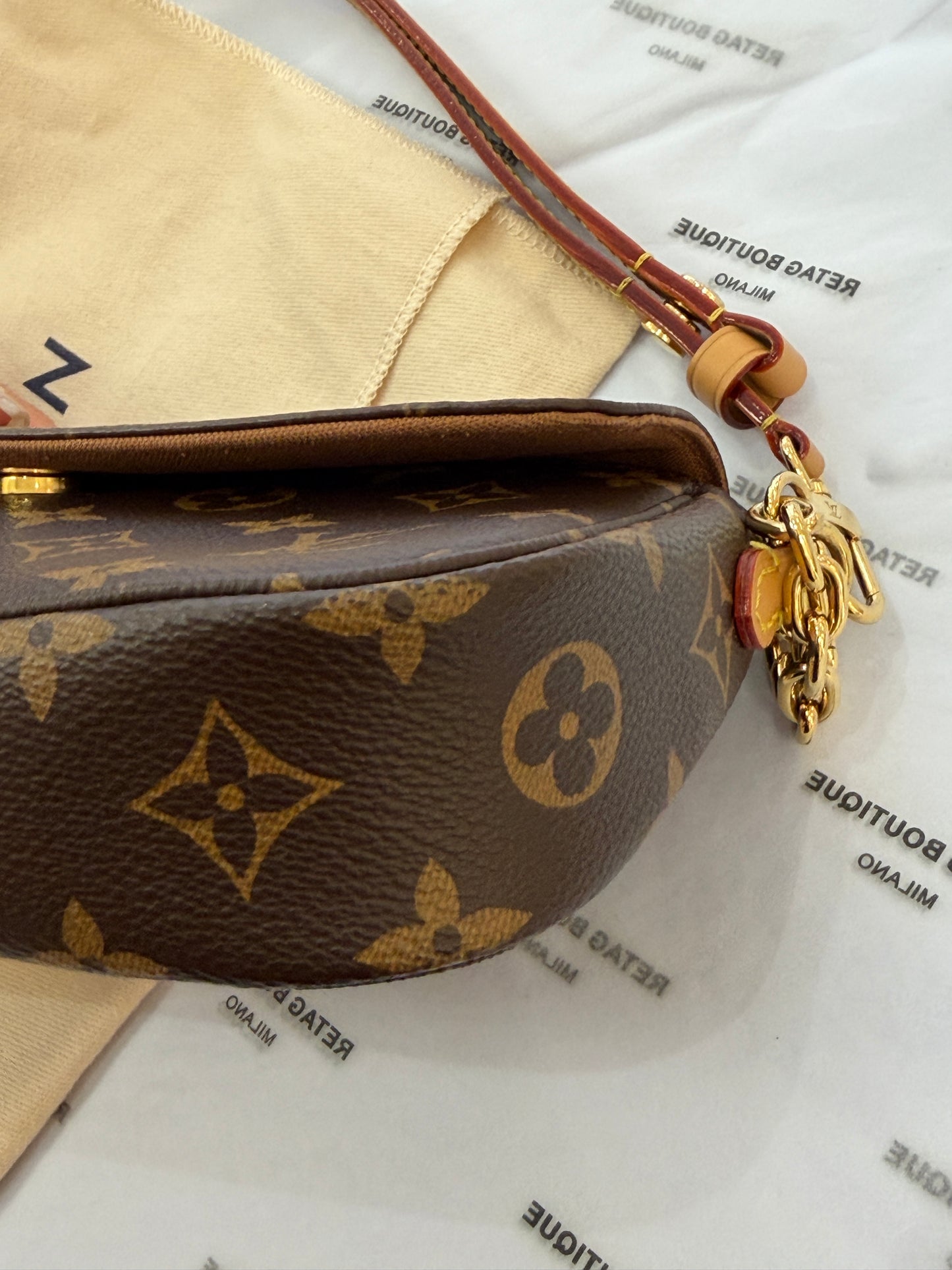 Louis Vuitton Portafoglio con catenella Ivy