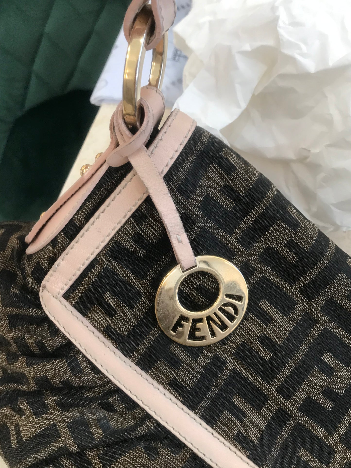 Fendi borsa in tela