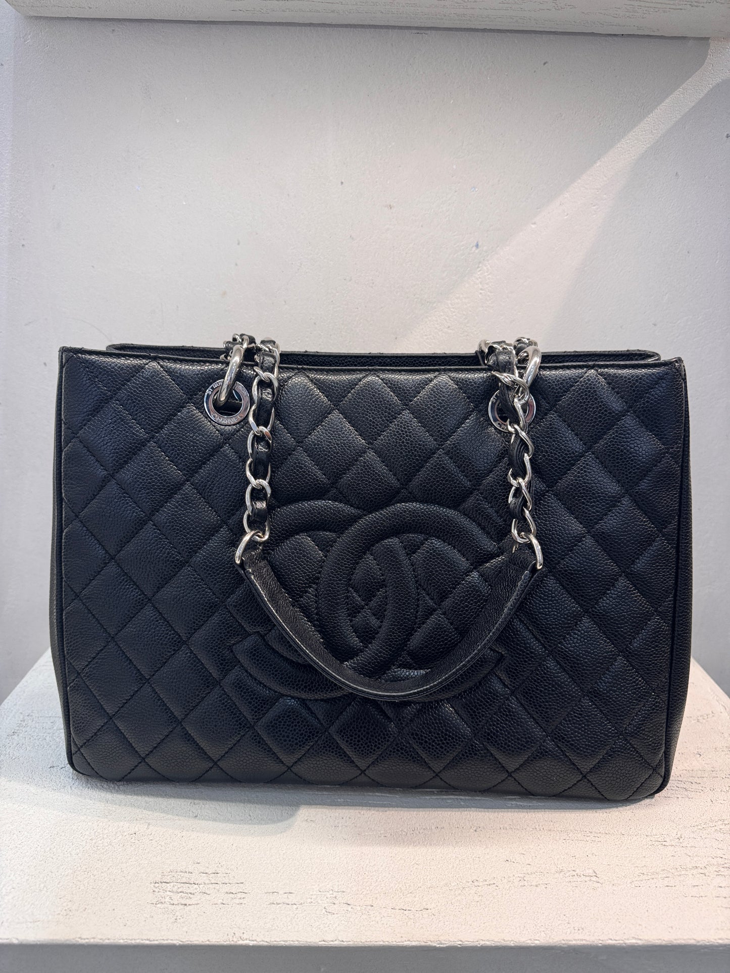 Chanel Caviar Leather Tote Bag