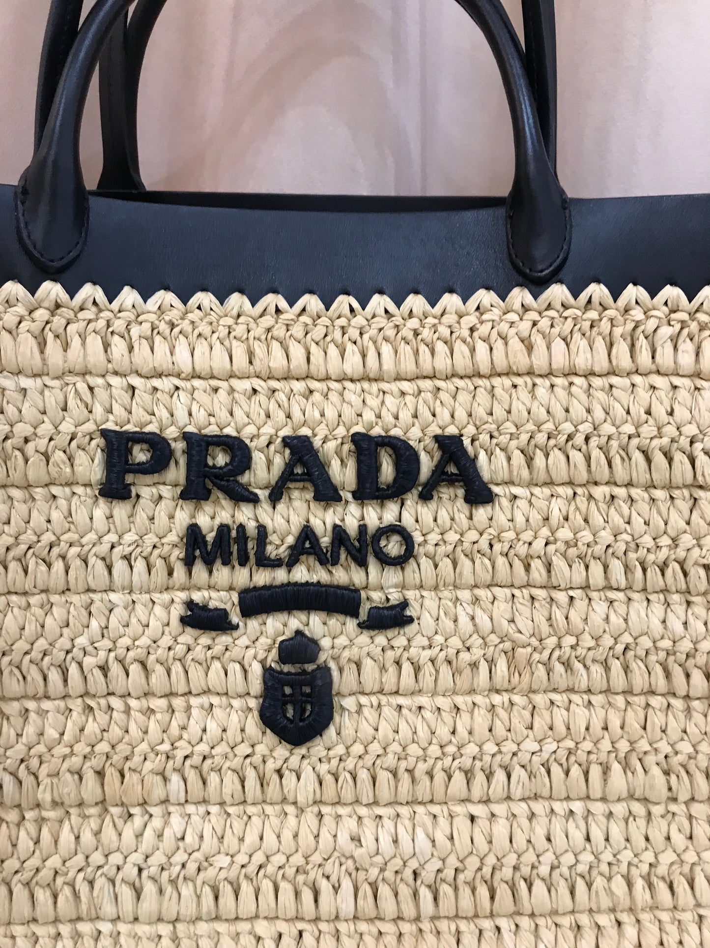Prada Borsa in raffia
