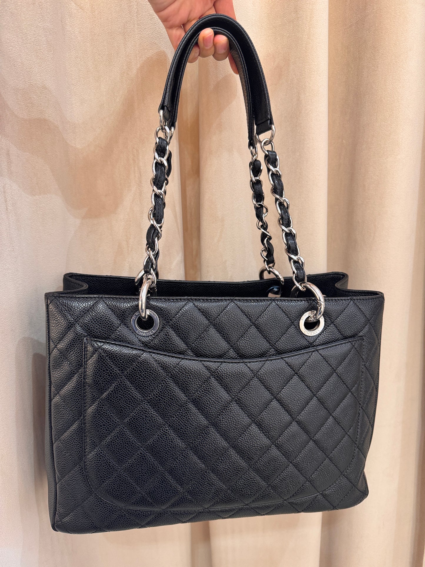 Chanel Caviar Leather Tote Bag