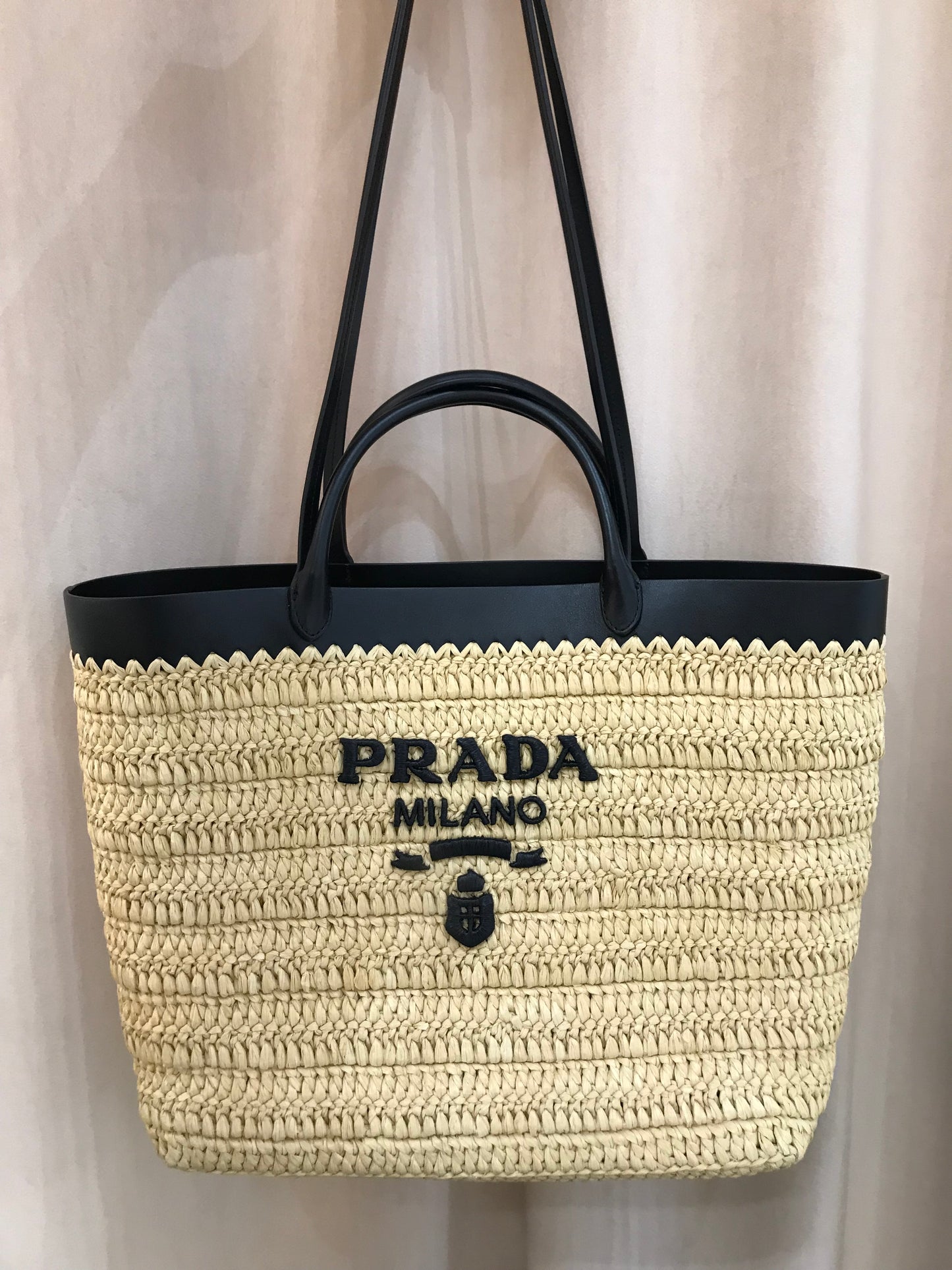 Prada Borsa in raffia