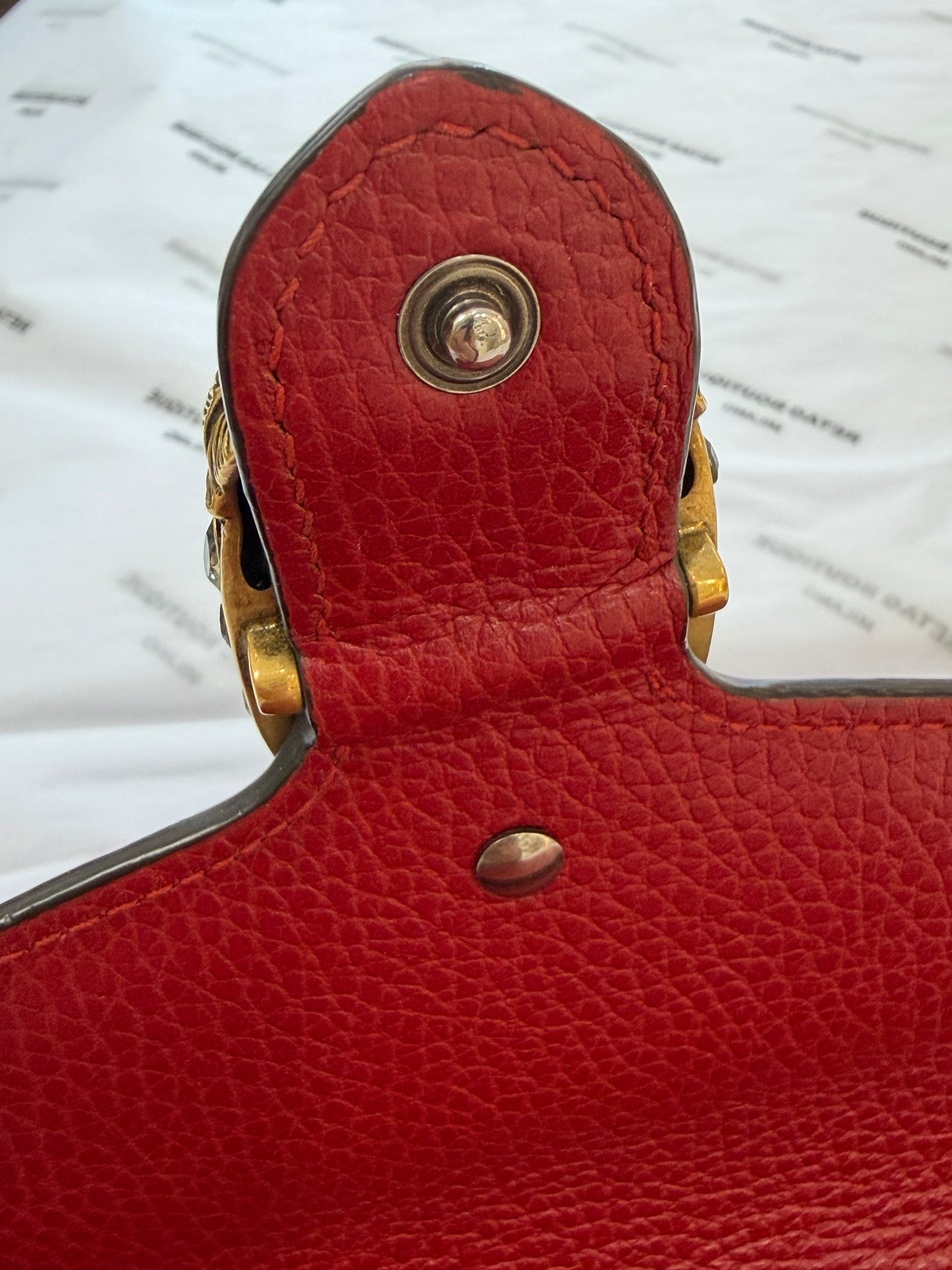 Gucci Dionysus Chain Wallet in Pelle