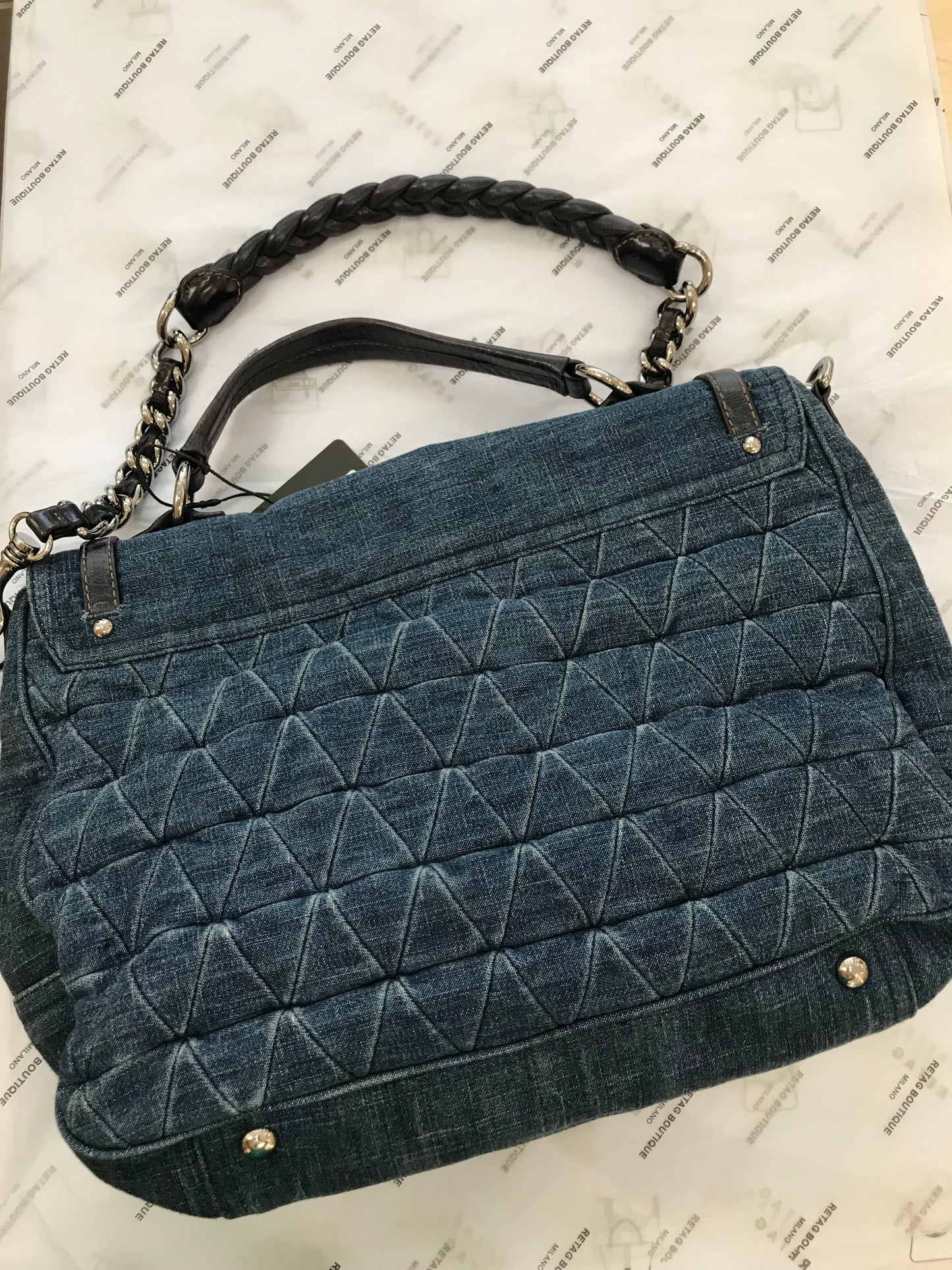 Miumiu Tote Bag in Denim
