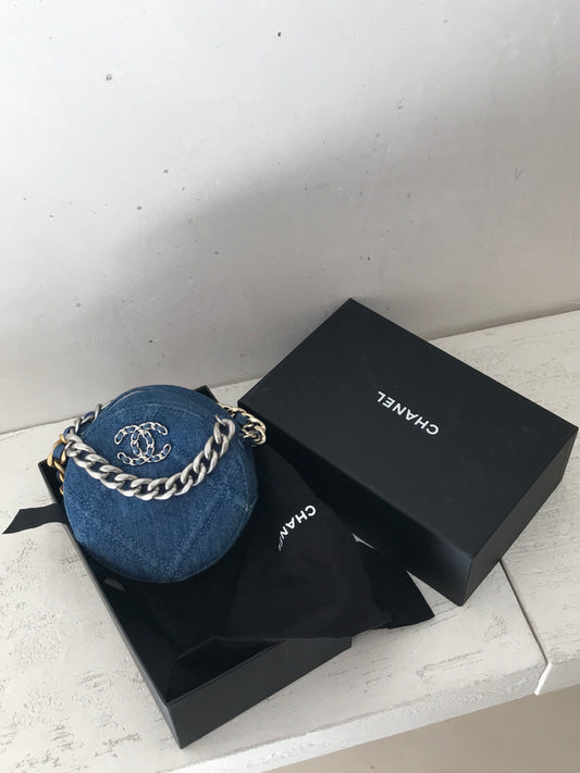 Chanel Pre-Owned Denim 19 Round
