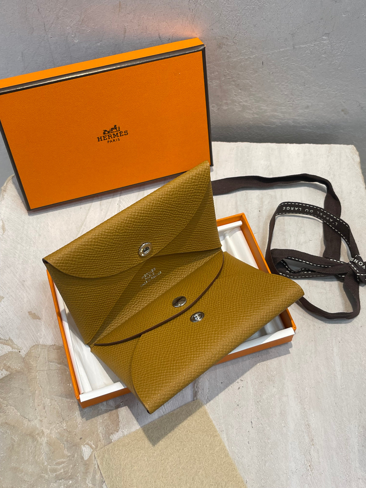 Hermès Portacarte Calvi Duo Compact