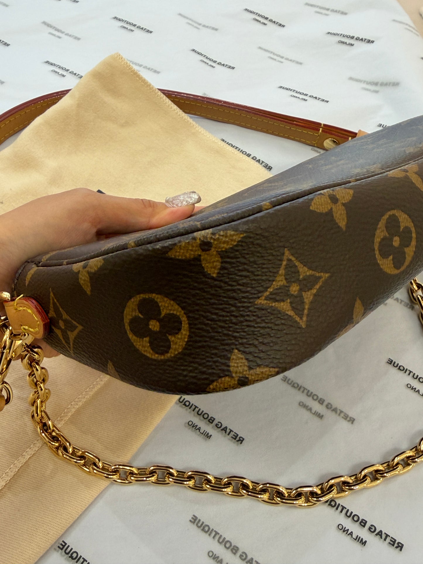 Louis Vuitton Portafoglio con catenella Ivy