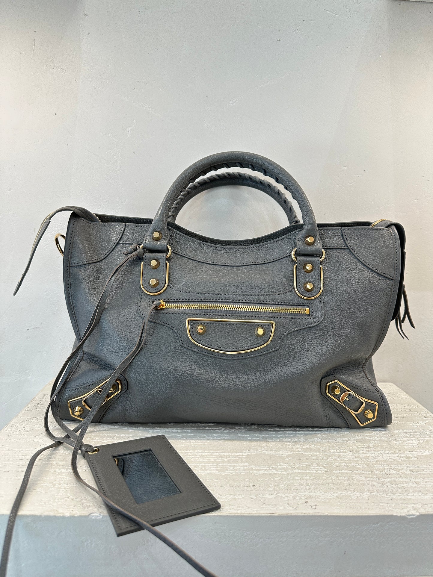 Balenciaga Classic Metallic Tg Media