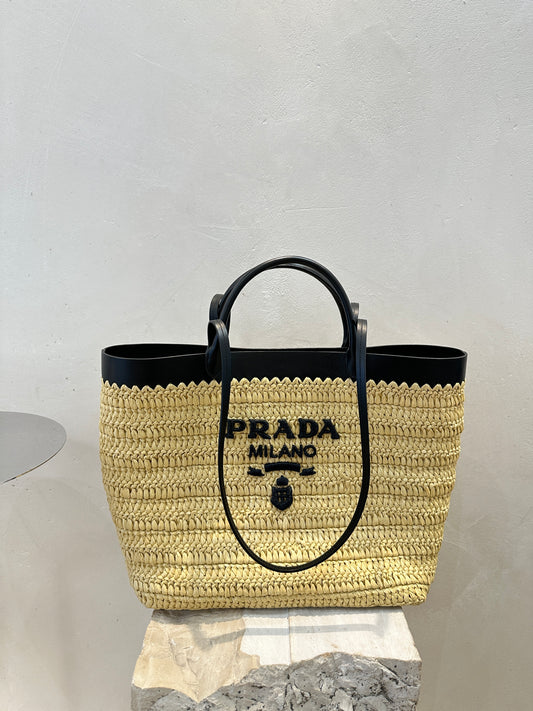 Prada Borsa in raffia