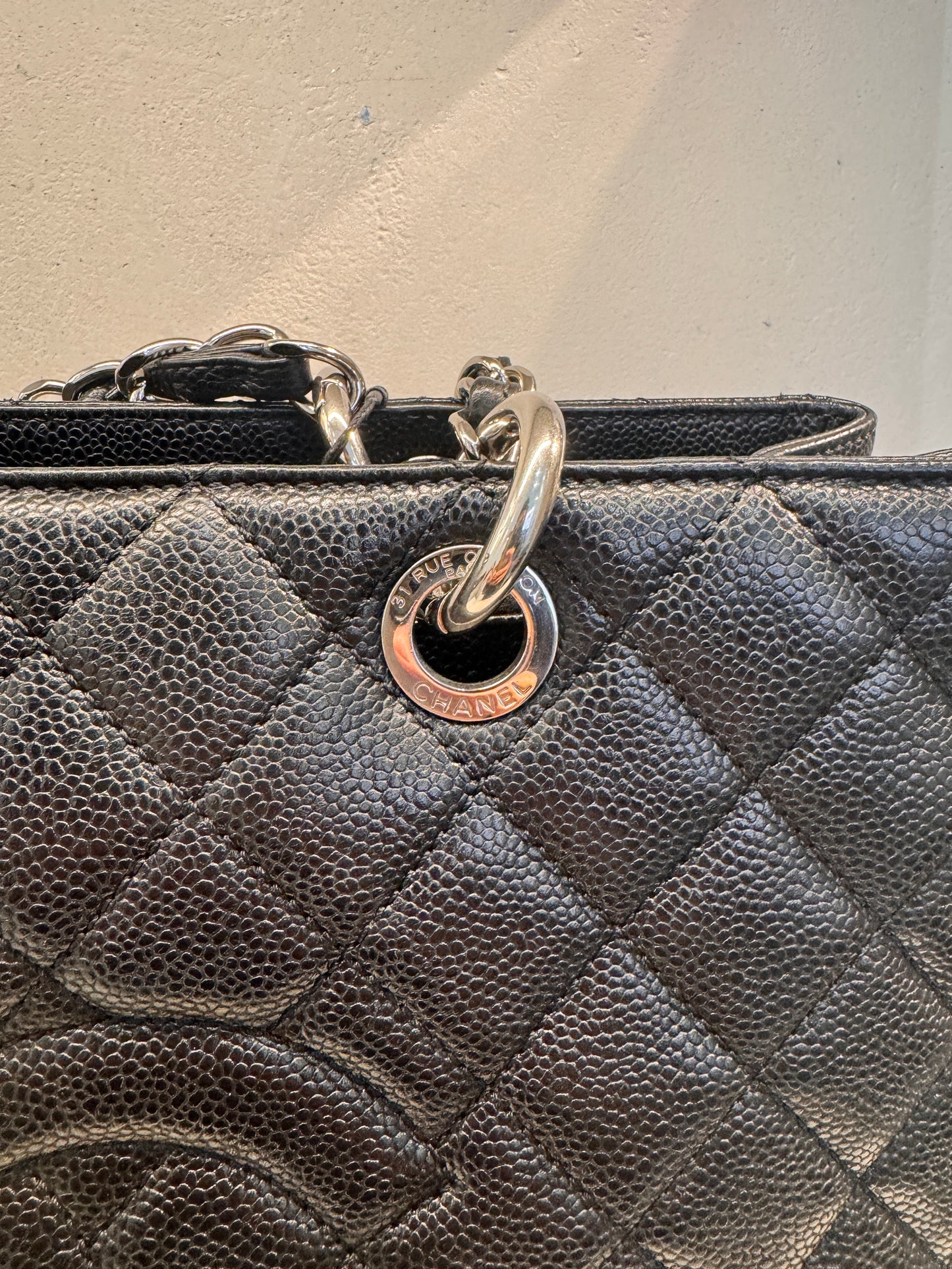 Chanel Caviar Leather Tote Bag