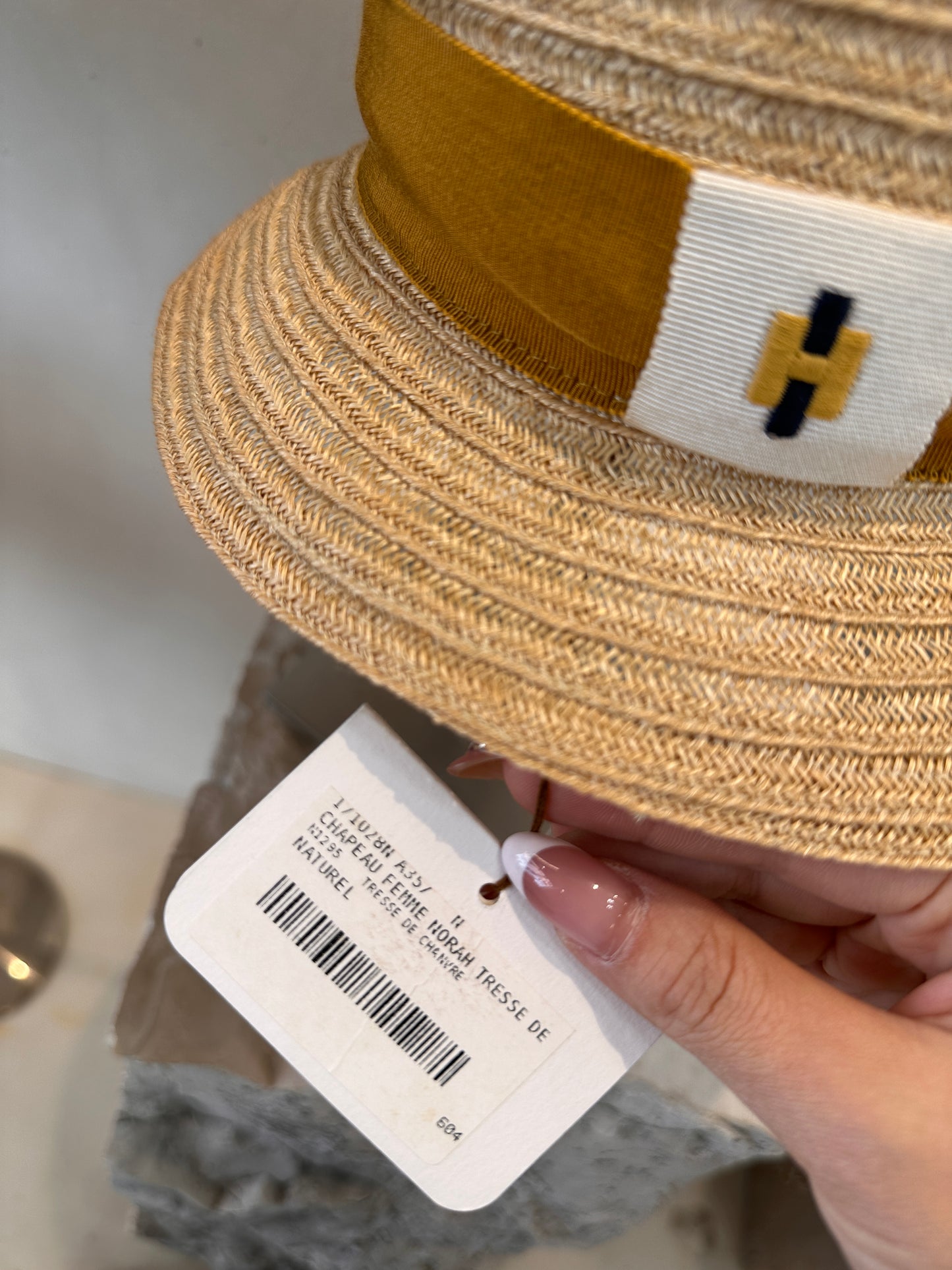 Cappello Hermès in paglia