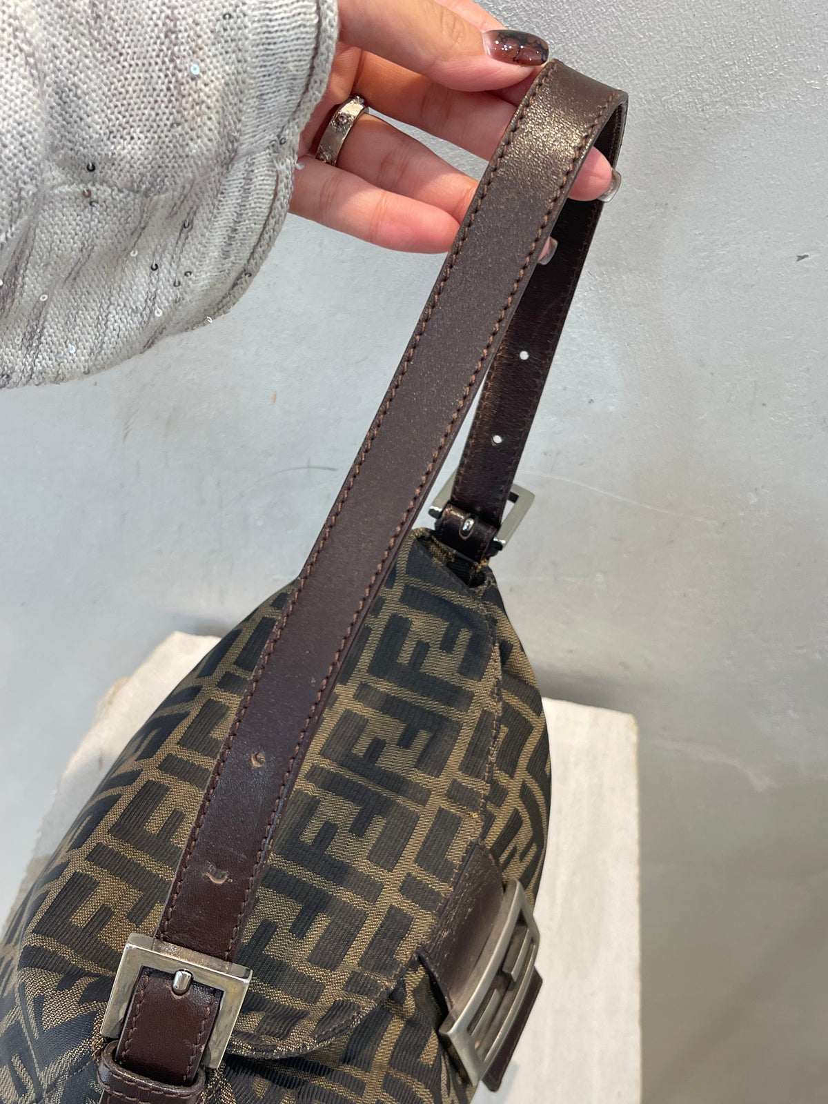 Fendi Zucca FF Baguette