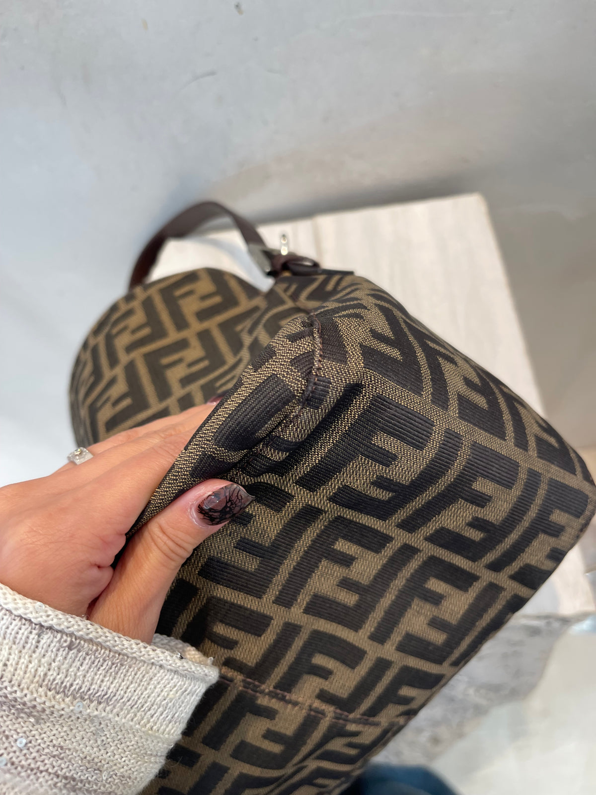 Fendi Zucca FF Baguette